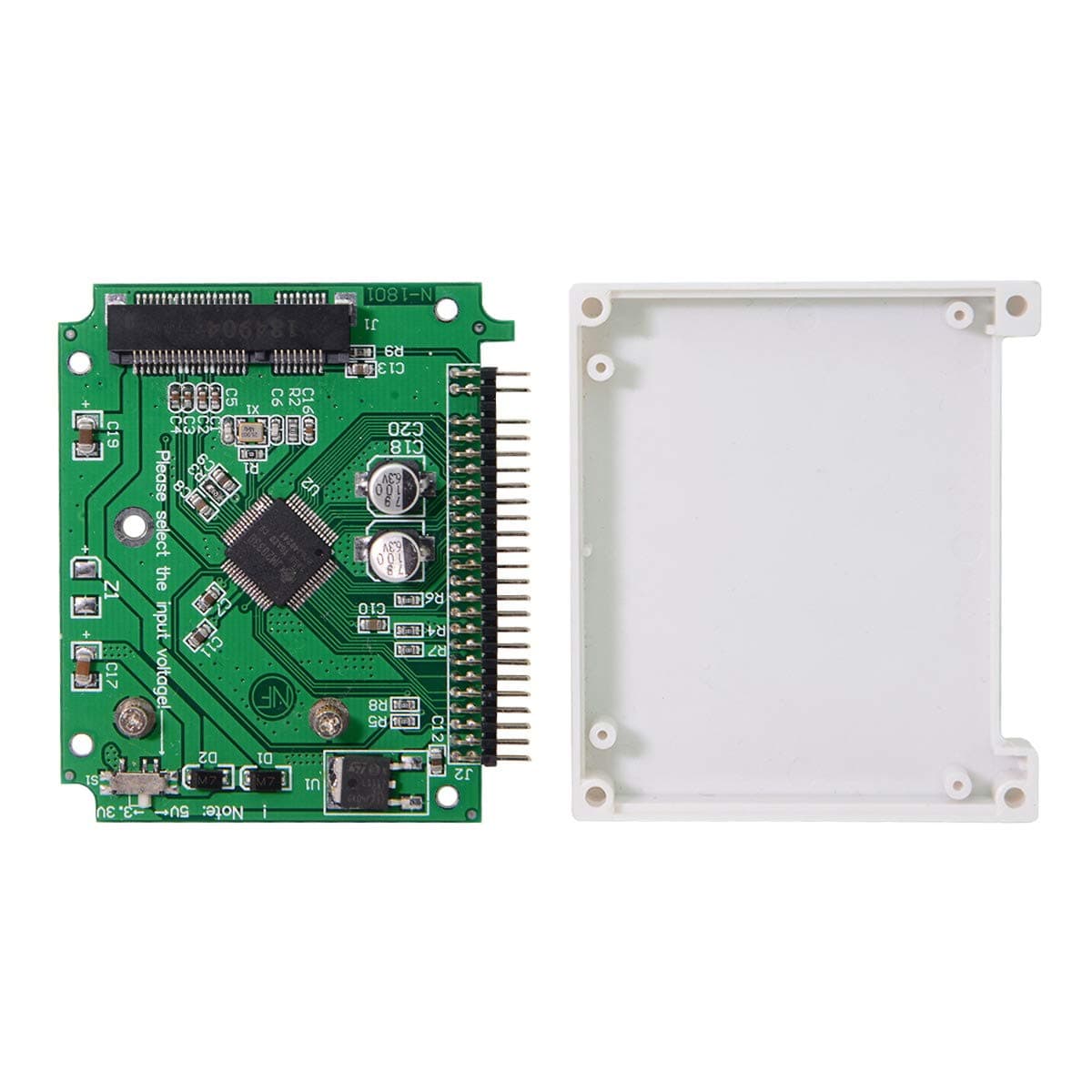 Low Profile Half-Heigh mSATA SSD to 2.5 inch IDE 44pin Hard Disk Case Enclosure for Notebook Laptop