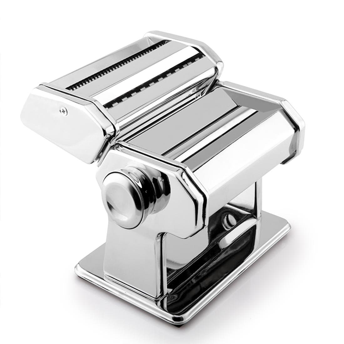 Pasta Maker Roller Machine Stainless Steel Fresh for Spaghetti Noodle Silver