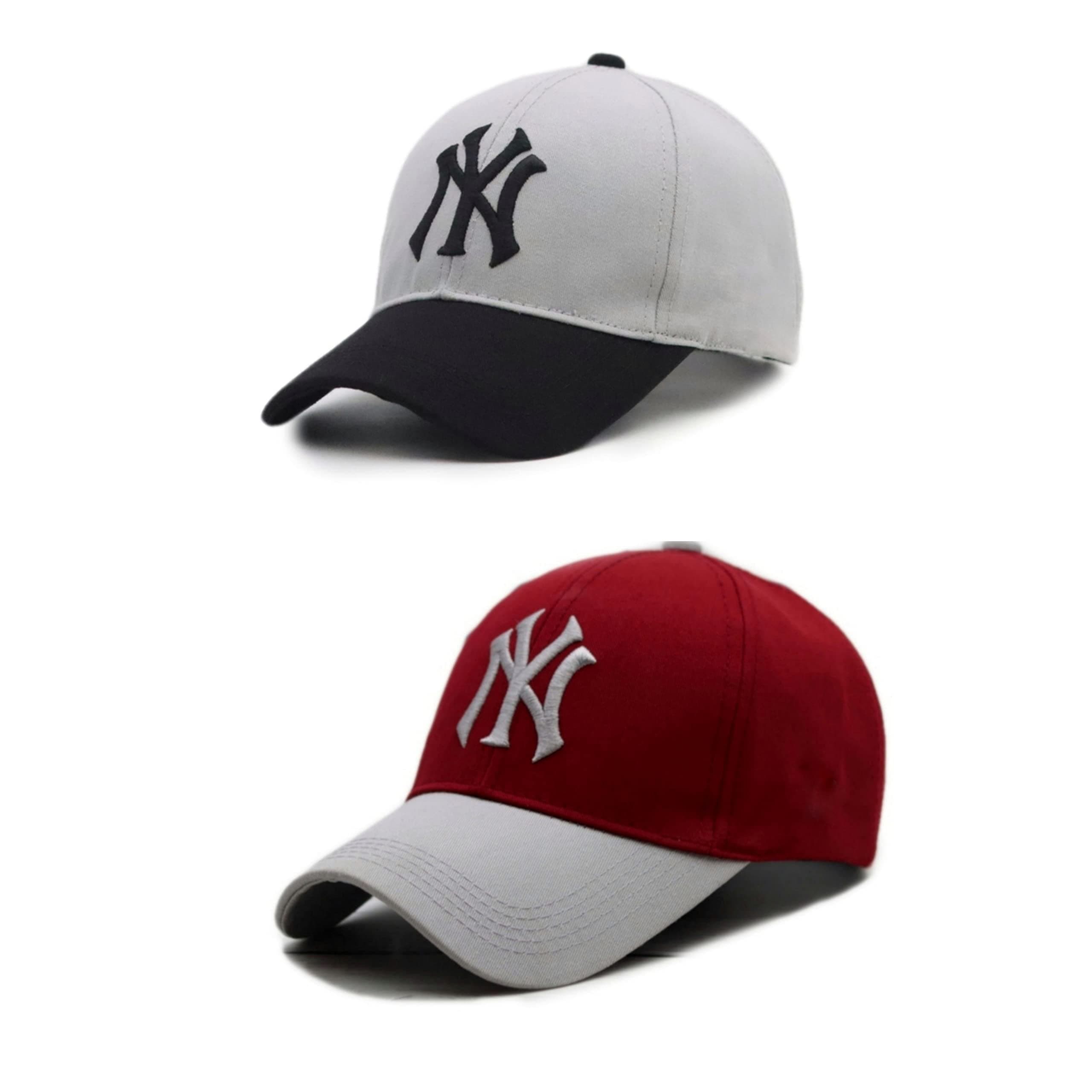 Unisex NY Baseball Cap Comfortable Adjustable Cap with Stylish Design NY Sports caps for Men, Caps Branded with Adjustable Strap in Summer for Men, Cricket Caps for Men, Gym Caps for Men, Sports Caps for Men women