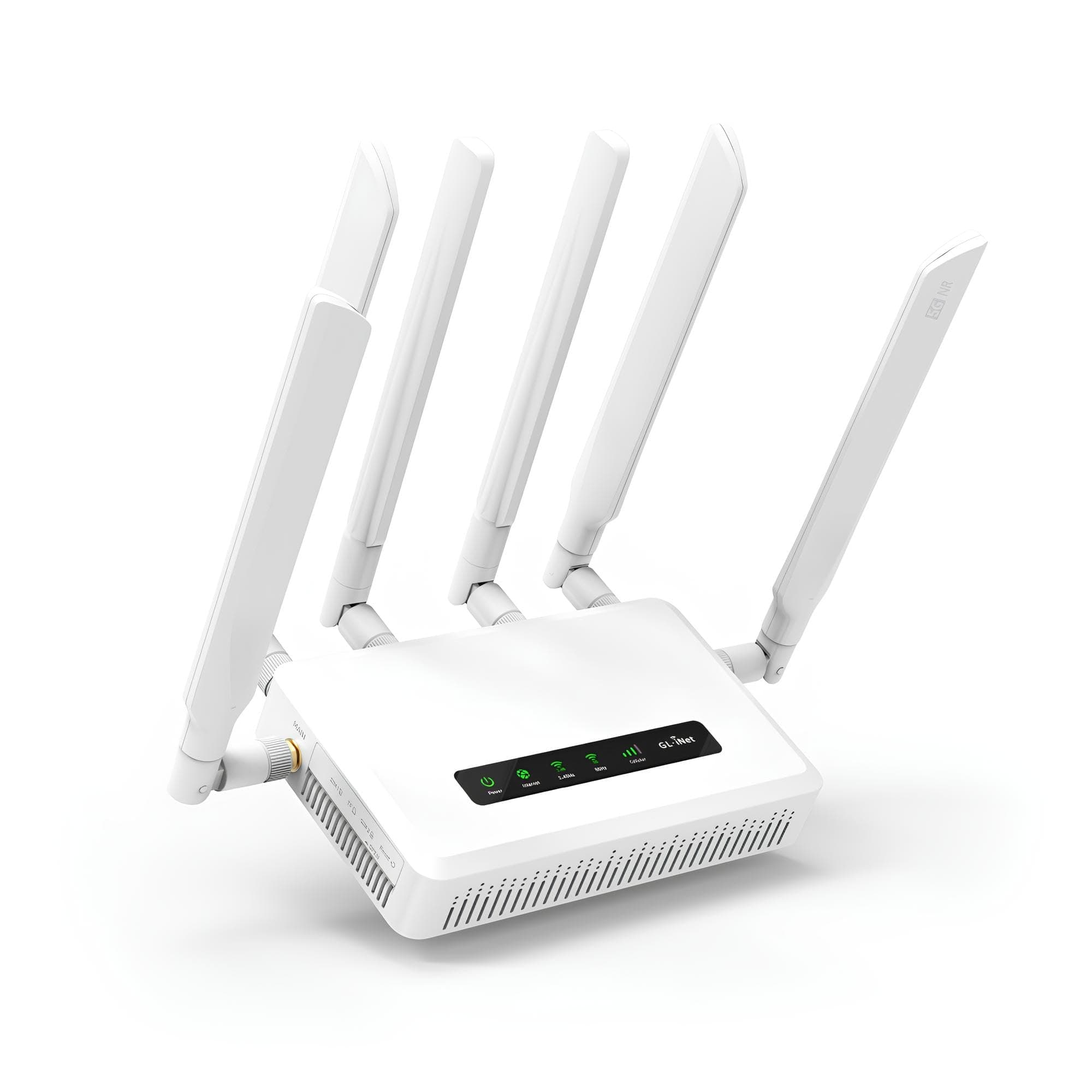 GL.iNet GL-X3000 (Spitz AX) 5G Router with Sim Slot for Modem, Cellular Gateway VPN Router, Wi-Fi 6 Wireless SIm Card Routers, Multi-WAN, Detachable Antennas, Access Point, Dual-SIM, Secure Internet