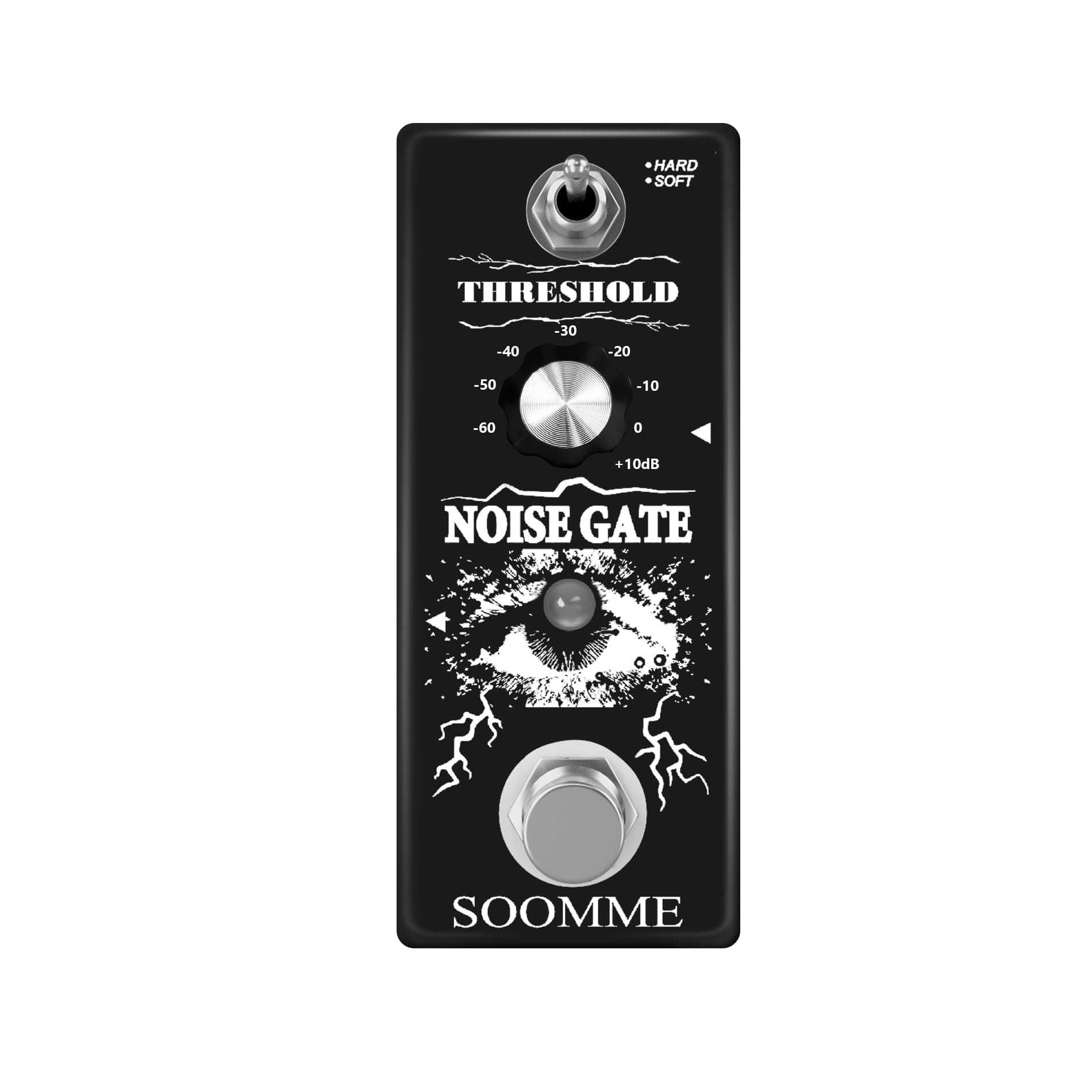 Noise Killer Pedal Noise Gate Suppressor Effect Pedal 2 Modes True Bypass for Electric Guitars True Bypass Full Metal Case