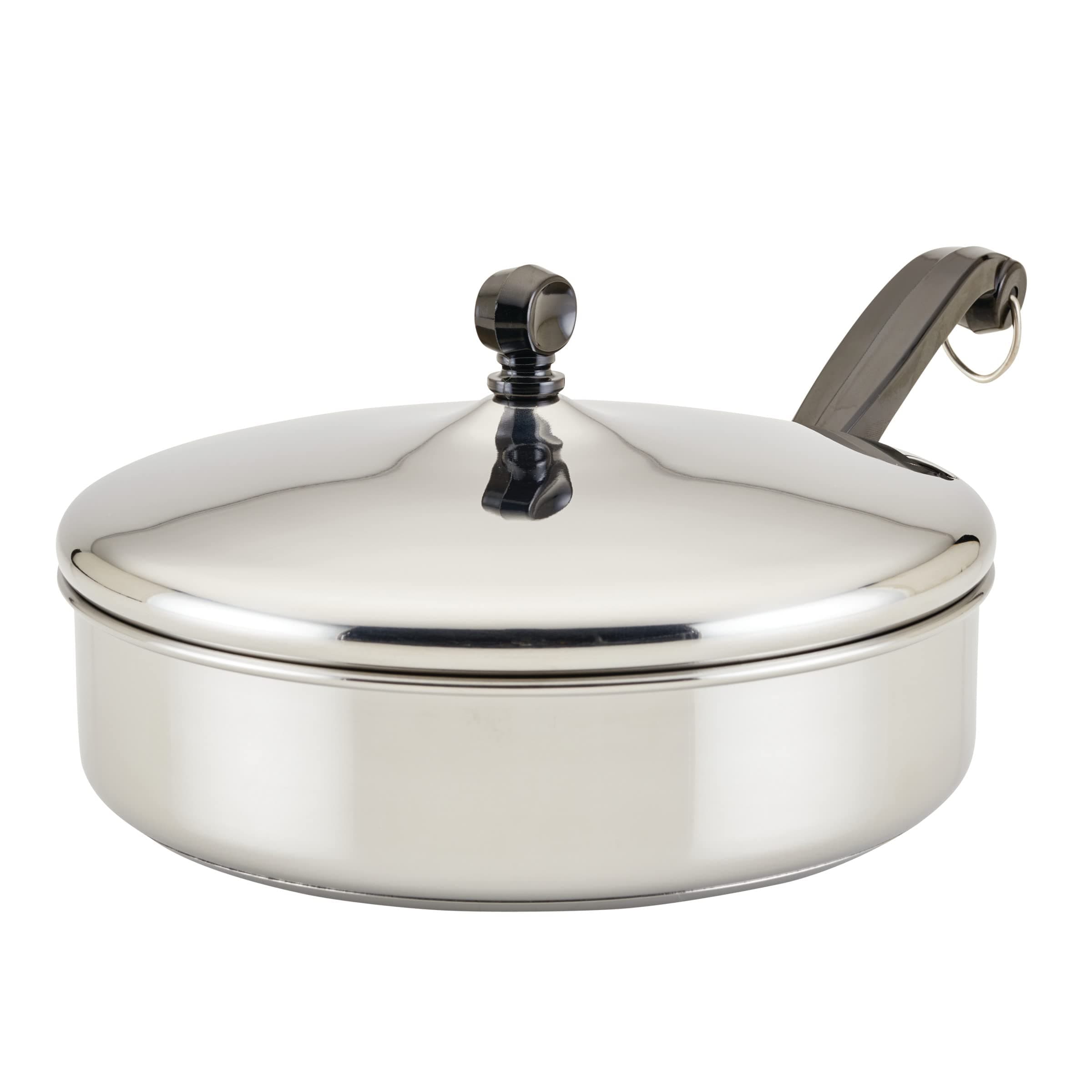 Farberware Classic Series Stainless Steel 2-3/4-Quart Covered Sauté Pan