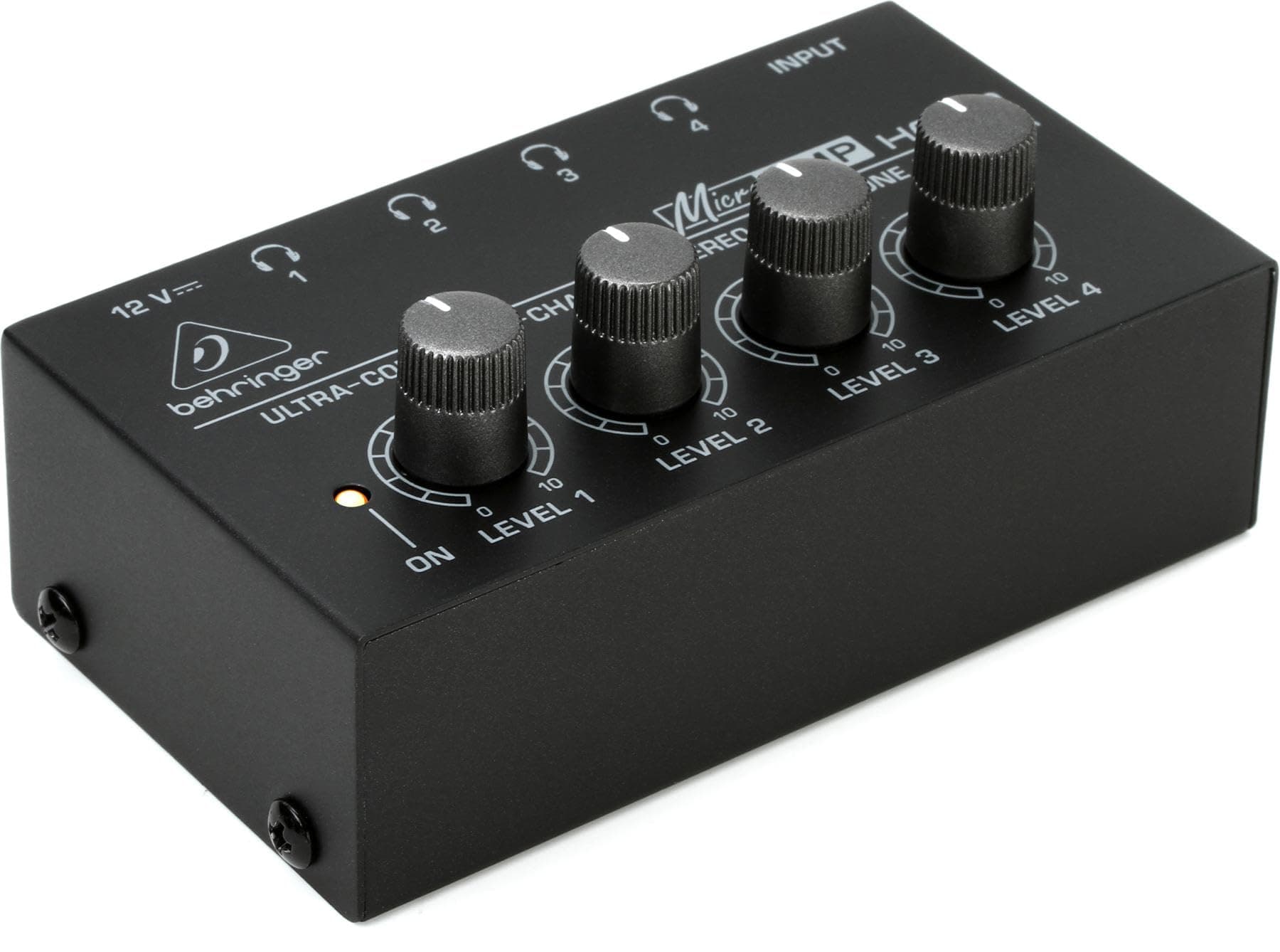 Behringer MICROAMP HA400 Ultra-Compact 4 Channel Stereo Headphone Amplifier