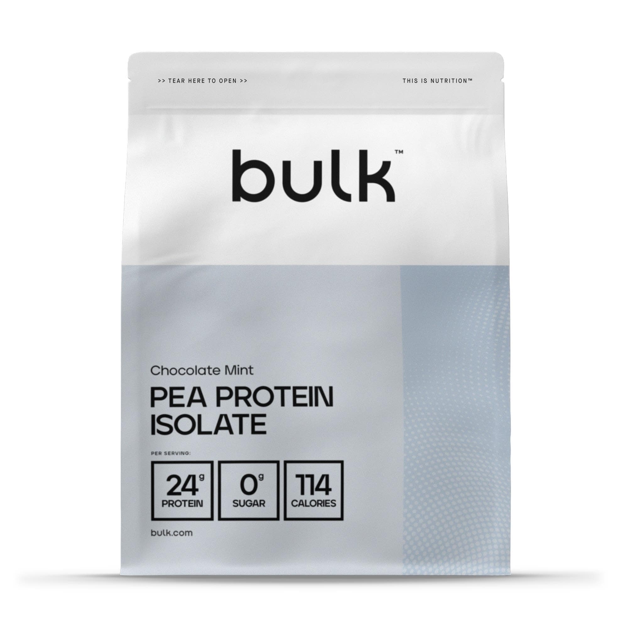 Pea Protein Isolate Powder, Vegan Protein Shake, Chocolate Mint, 1 kg