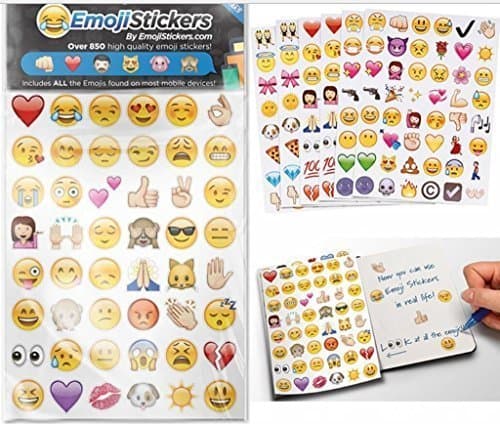 Emoji Stickers- 19 Sheets/48 Stickers Per Sheet
