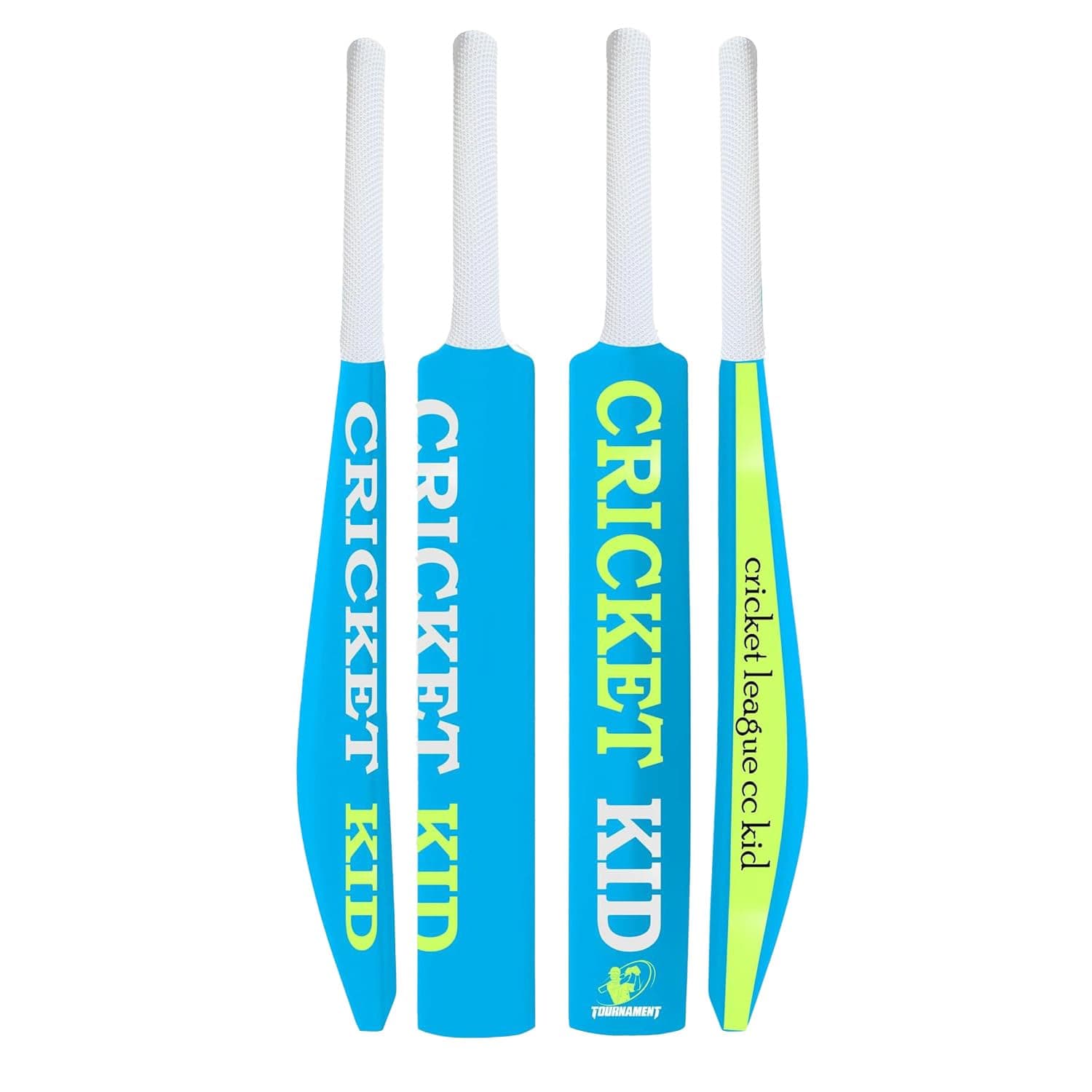 Jaspo Plastic Cricket Bat for Boys (28-Inch), Lightweight & Durable Training Cricket Bat for Kids 5+ Years, Indoor & Outdoor Play, Ideal for Beginners (Blue, Size-3(Ages-6 to 10))