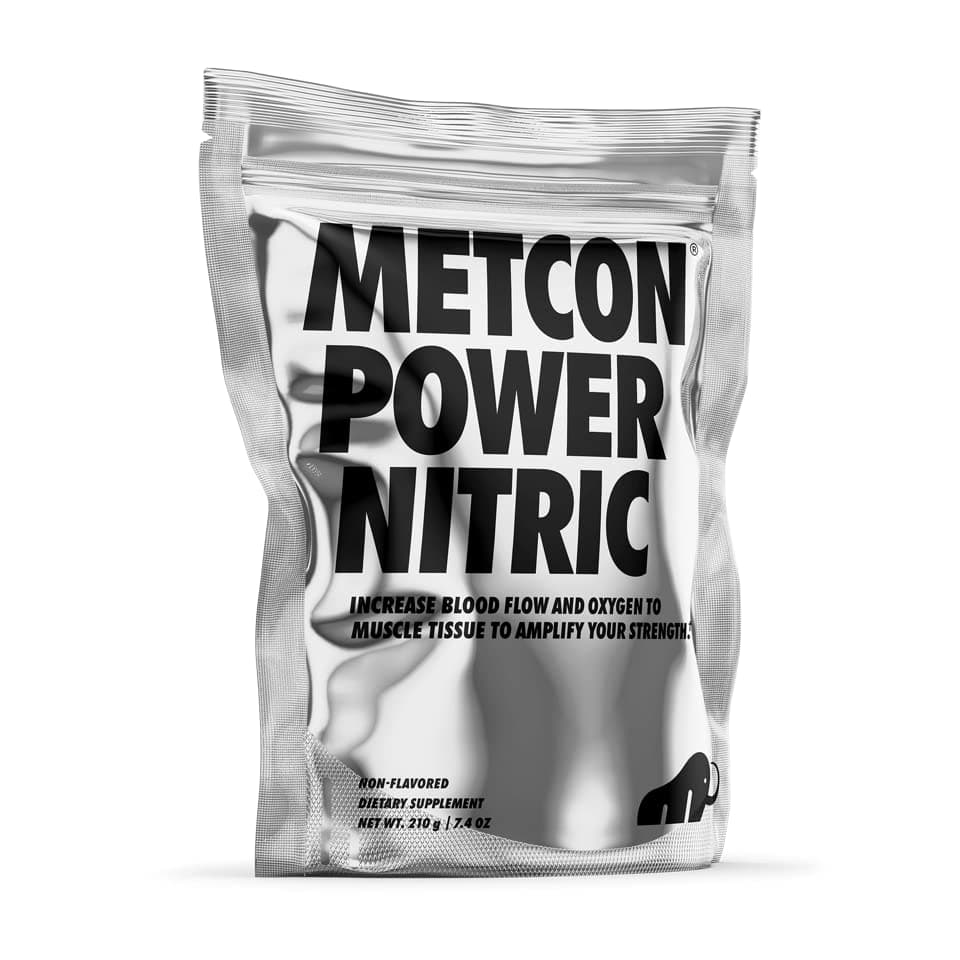 MetCon Power Pre-Pump Nitric Oxide Booster - Pre Workout Nitric Oxide Supplement - Boost Nitric Oxide, Increase Blood Flow, and Amplify Strength - All Natural | Unflavored