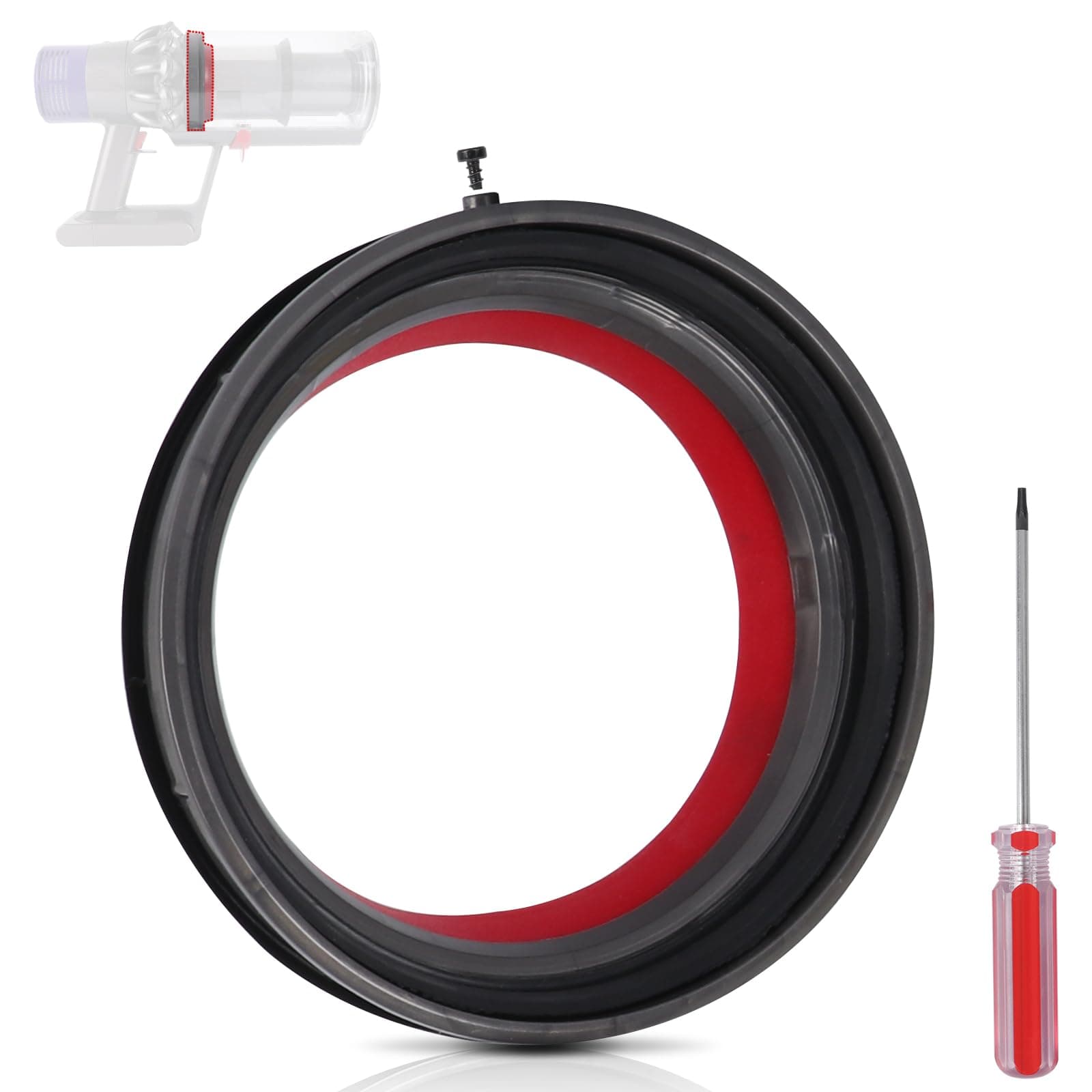 Dustbin Fixed Ring Assembly Replacement for Dyson V10/SV12 Vacuum Cleaner