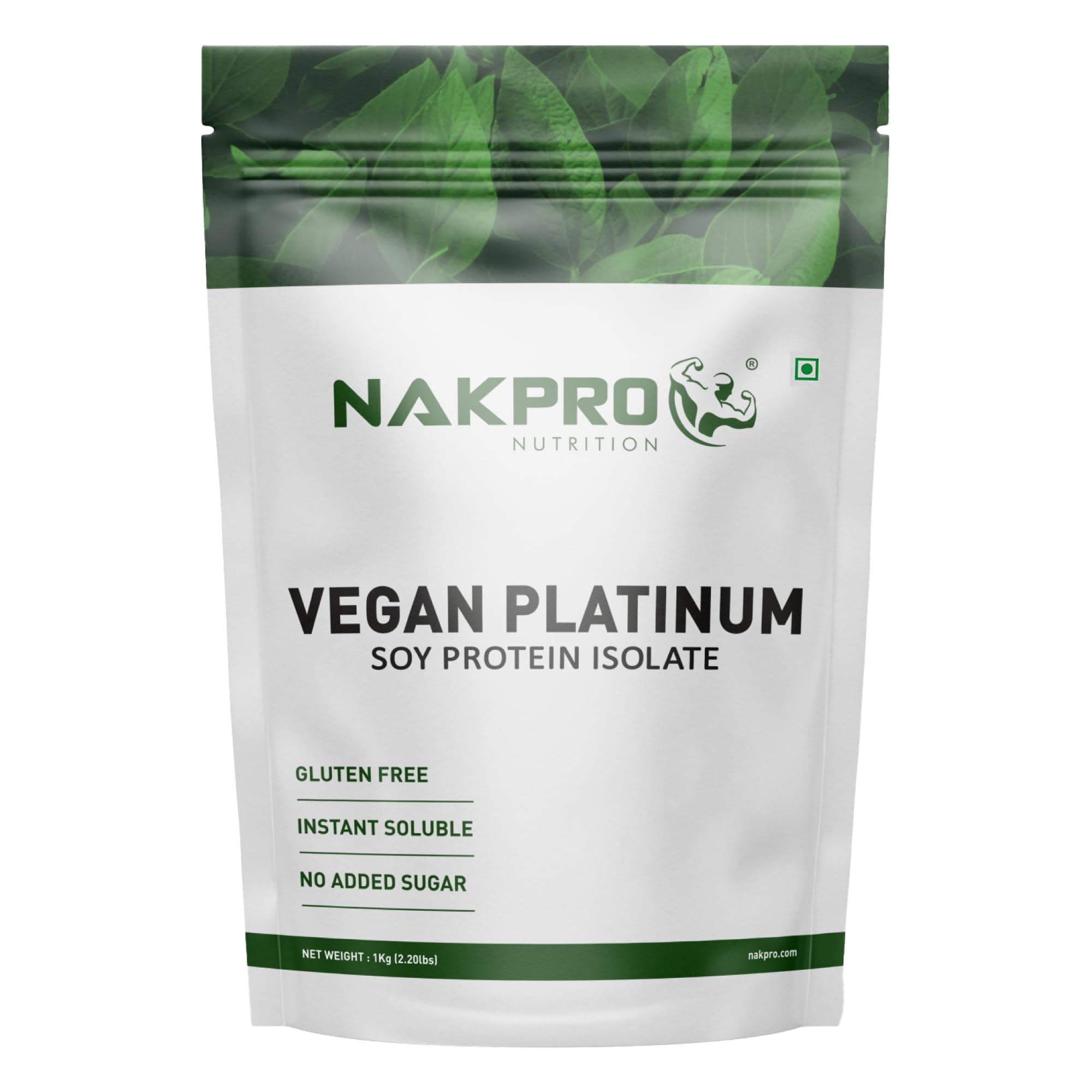 100% Soy Protein Isolate, Chocolate - 1kg | 25.3g Protein, 4.6g BCAA | Natural Vegan Plant Protein Powder | Easy To Digest | All Essential Amino Acids for Muscle Gain and Recovery