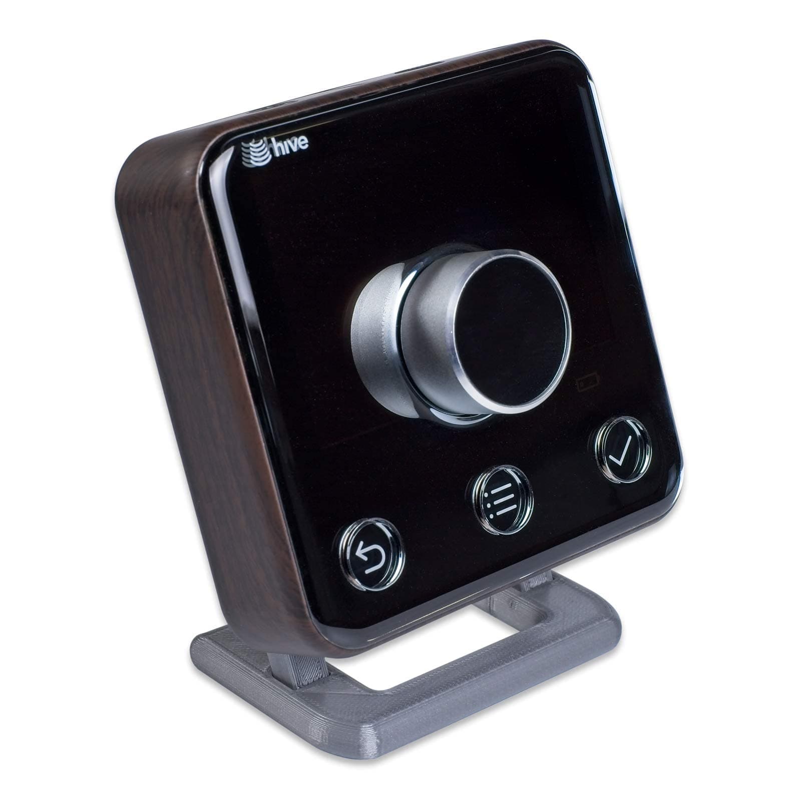 Stand for Hive Thermostat v2 with Mounting Screws - Medium Silver Grey - 3 Years Warranty - Made in UK