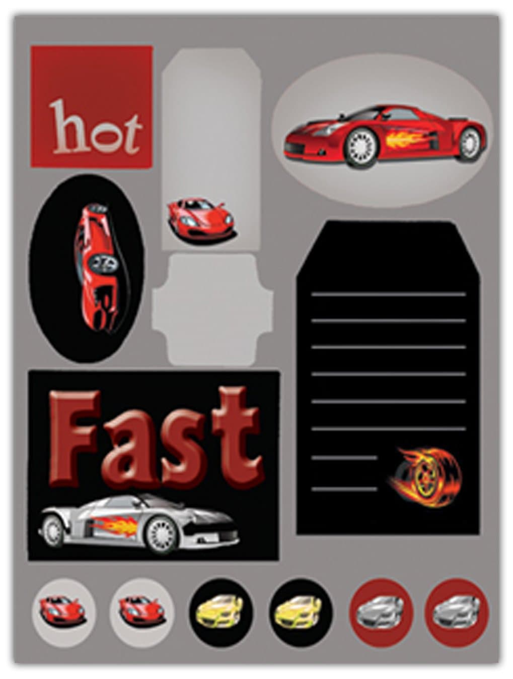 ROBINS NEST The Hot Wheels Sticker