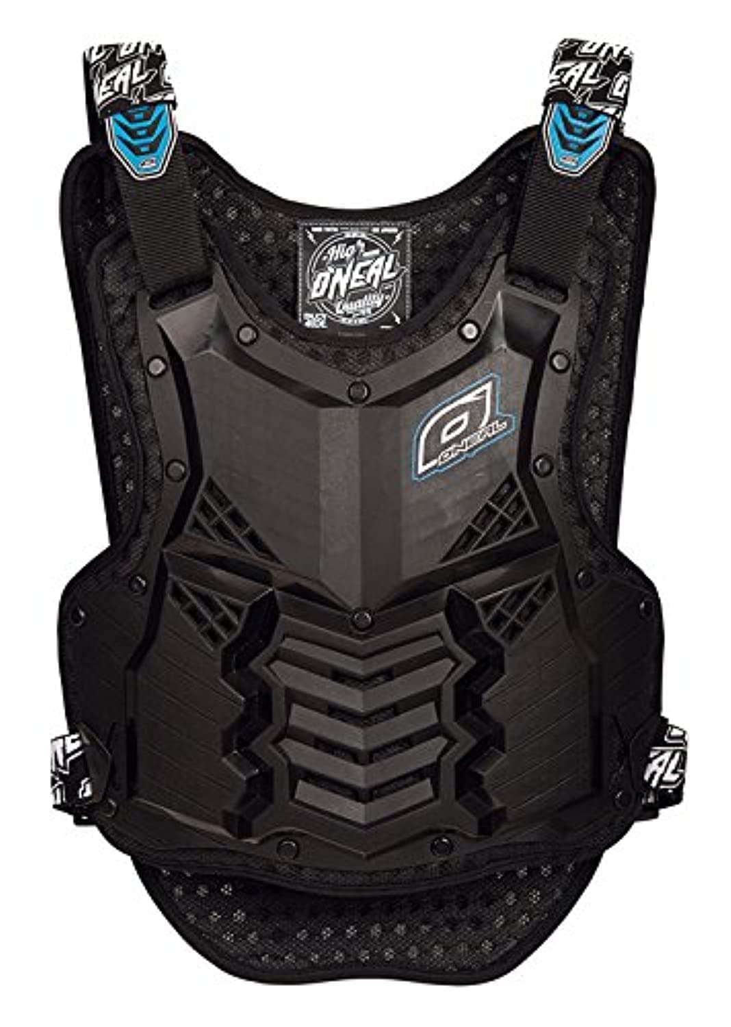1285-004 Holeshot Chest Protector (Black, Medium/Large)