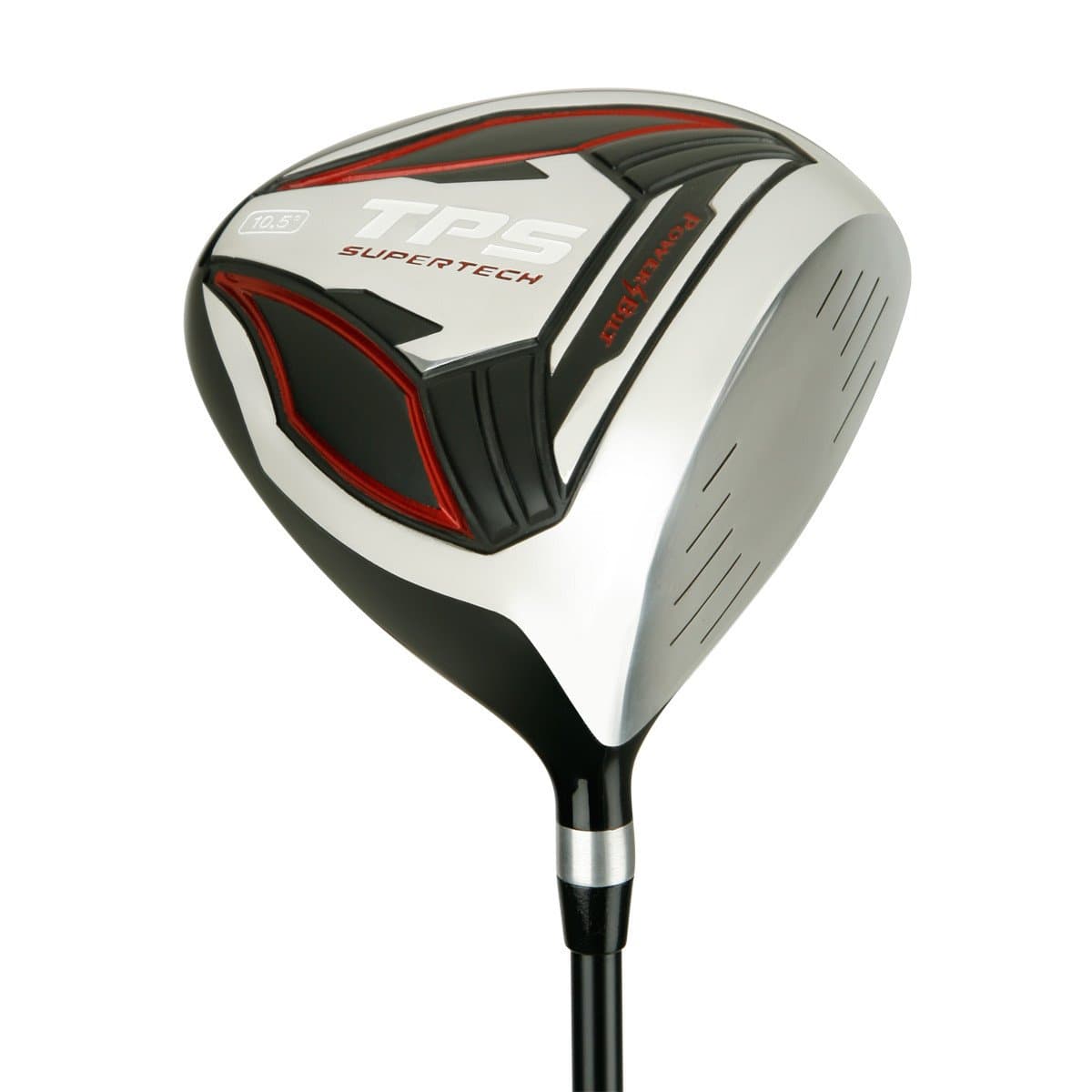 Powerbilt Golf Men's TPS Supertech Offset Driver (Black/Red)