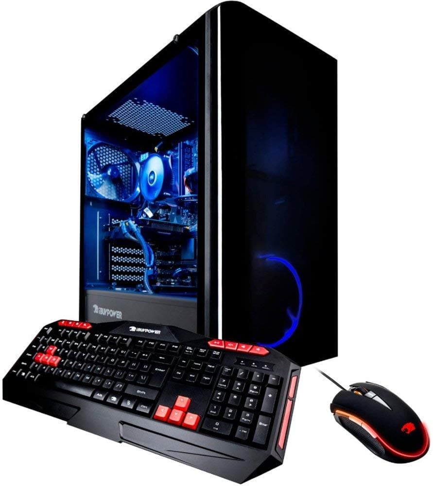 iBUYPOWER Desktop Gaming Computer | Intel Core i7-8700 | NVIDIA GeForce GTX 1070 | 32GB DDR4 Memory | 1TB HDD + 240GB SSD | Mouse and Keyboard | Windows 10