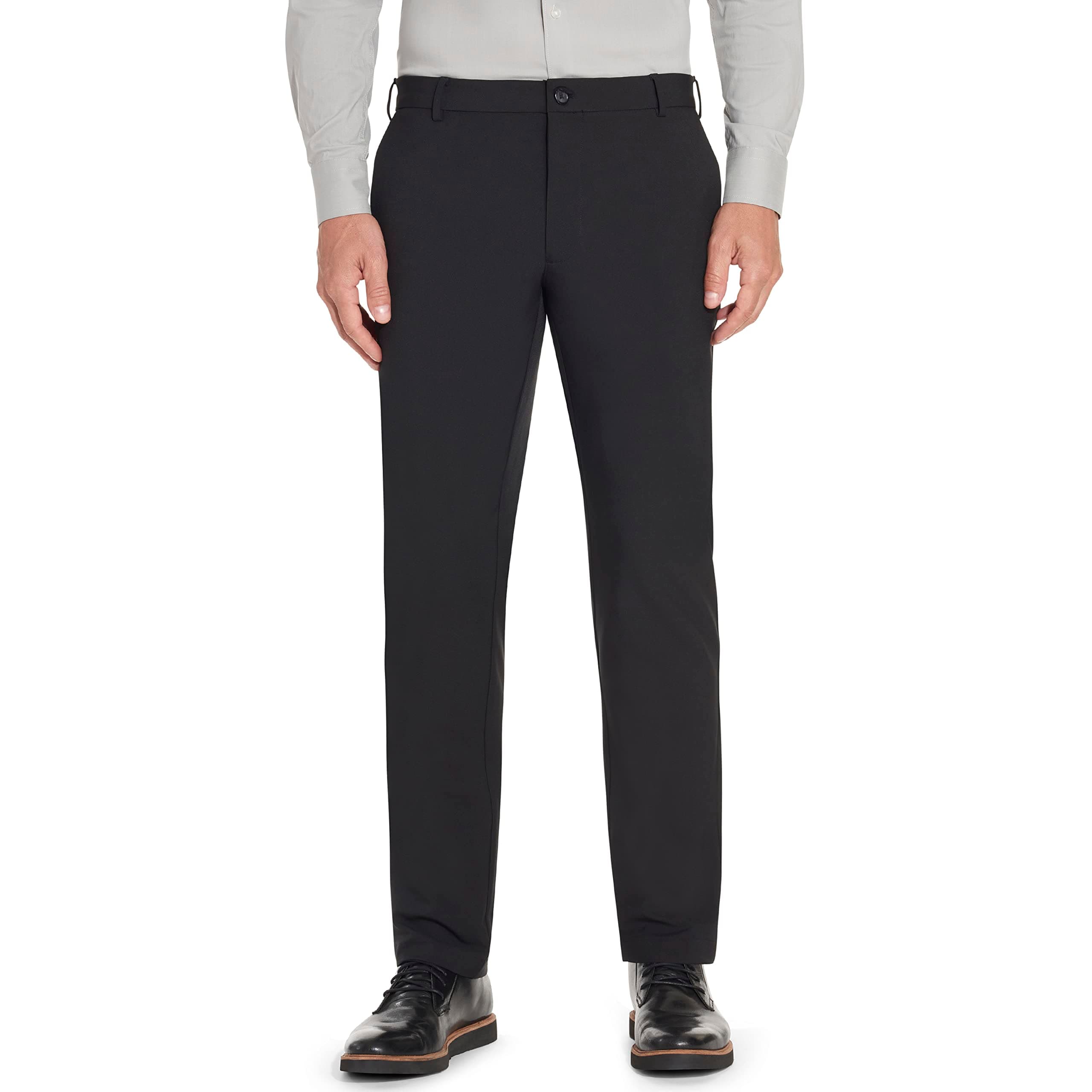 Van HeusenMen's Slim Fit Flex Flat Front Pant
