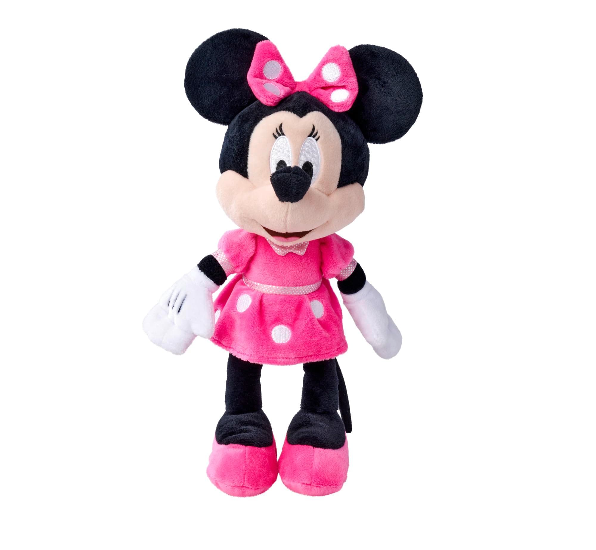 Disney Simba Official MICKEY MOUSE REFRESH CORE MINNIE, Pink, white, 25CM