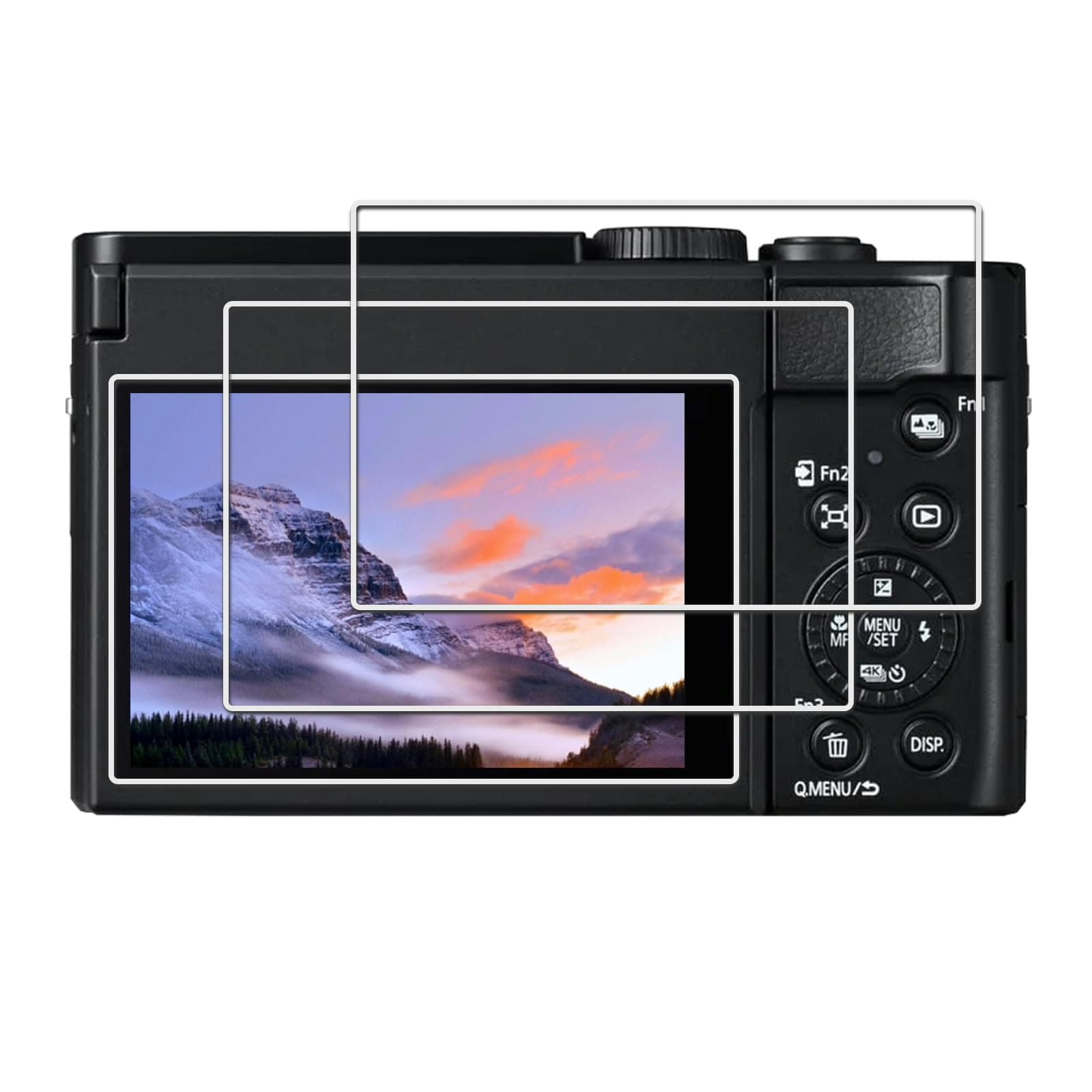 Screen Protector for Panasonic Lumix DC-ZS99 Camera - 0.25mm 9H Hardness for Panasonic Lumix LX100 / LX100 II Tempered Glass Film - Anti-Fingerprint Anti- Scratch & Bubblefree (3 Packs)