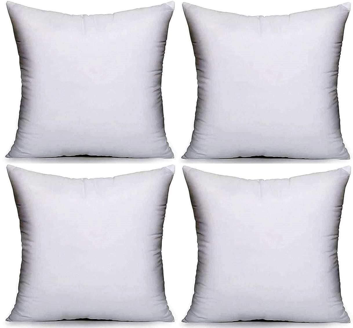 C Stores - 26” x 26” Inch Cushion Inserts Inner Pads Square Insert Fillers- Pack of 4 (65 x 65 cm) Anti-Allergy