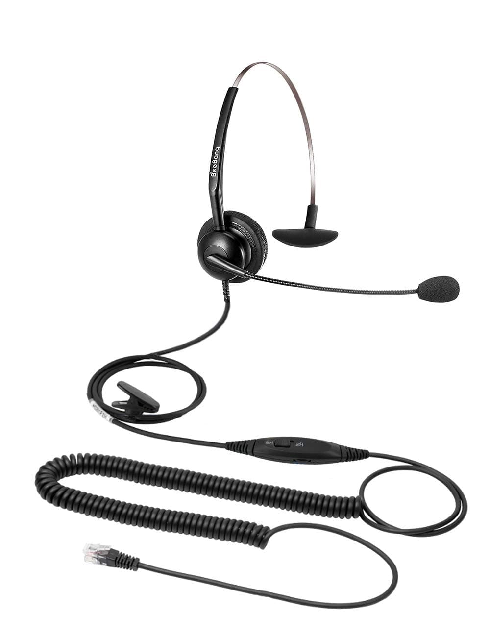 Telephone Headset with Mic Mute & Volume Control for Cisco Phone, Call Center Headphone RJ9 Jack with Noise Cancelling Microphone for 6941 7841 7941 7942 7945 7960 7961 7962 7965 8845 8945
