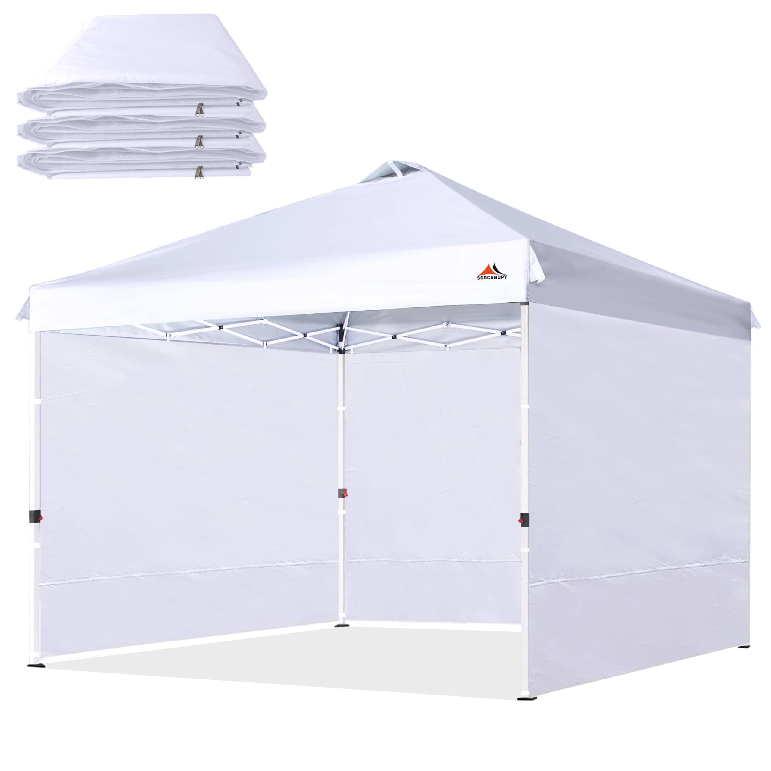 SCOCANOPY SunWall for 10x10 Pop Up Canopy Frame, 3 Pack SideWall Only