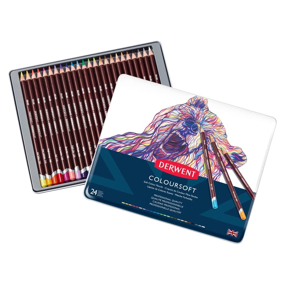 COLOURSOFT PENCIL 24 TIN
