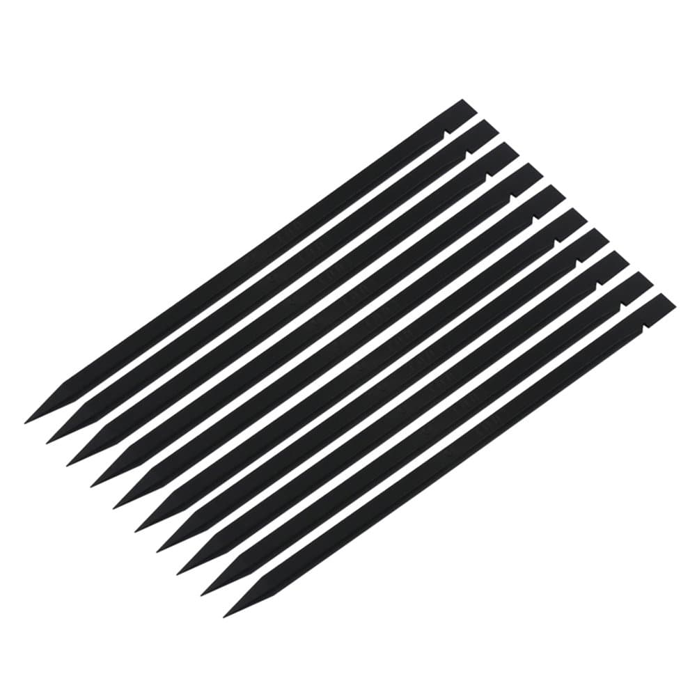 FIXFANS 10 Pieces Universal Black Stick Spudger Opening Pry Tool Kit for iPhone Mobile Phone iPad Tablets Macbook Laptop PC Repair