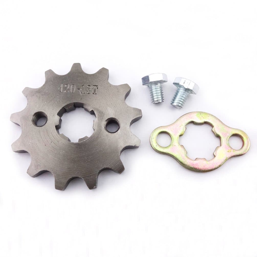420 13 Tooth 17mm Front Engine Chain Sprocket Gear for 50cc 70cc 90cc 110cc 125cc ATV Pit Dirt Bike