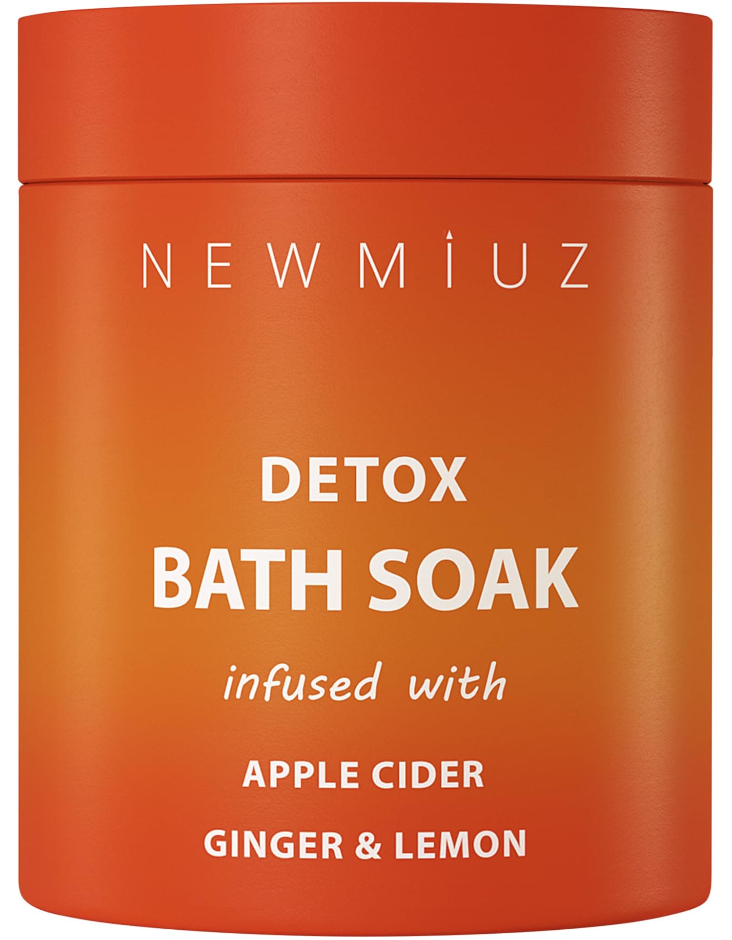 Luxury Bath Salts with Apple Cider Ginger Lemon Essential Oils for Healthy Skin Detox Foot Soak Body Care Muscle Recovery Aromatherapy Selfcare Gift