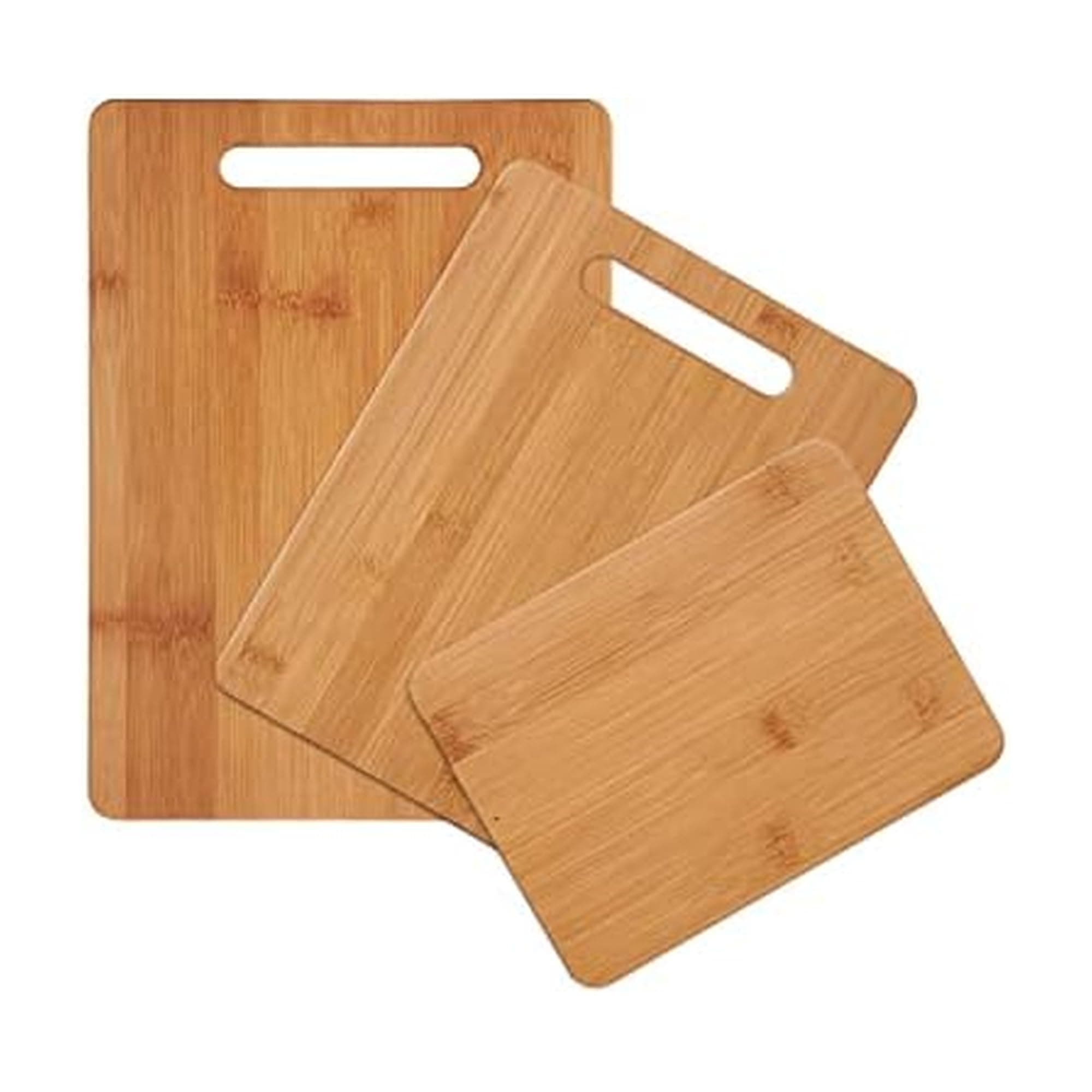 Farberware 5190597 Cutting Board Set, Bamboo, Assorted