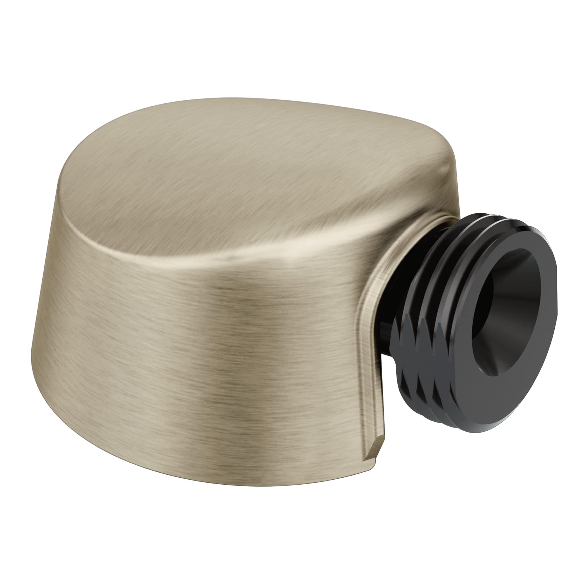 Moen Round Drop Ell Handheld Shower Hose Wall Connector, Brushed Nickel Finish, A725BN