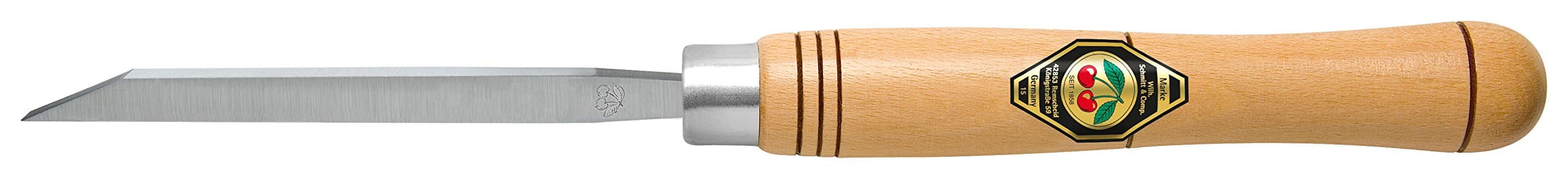 Kirschen 1629004 Parting Tool with Long Handle, Beige/Silver, 4 mm