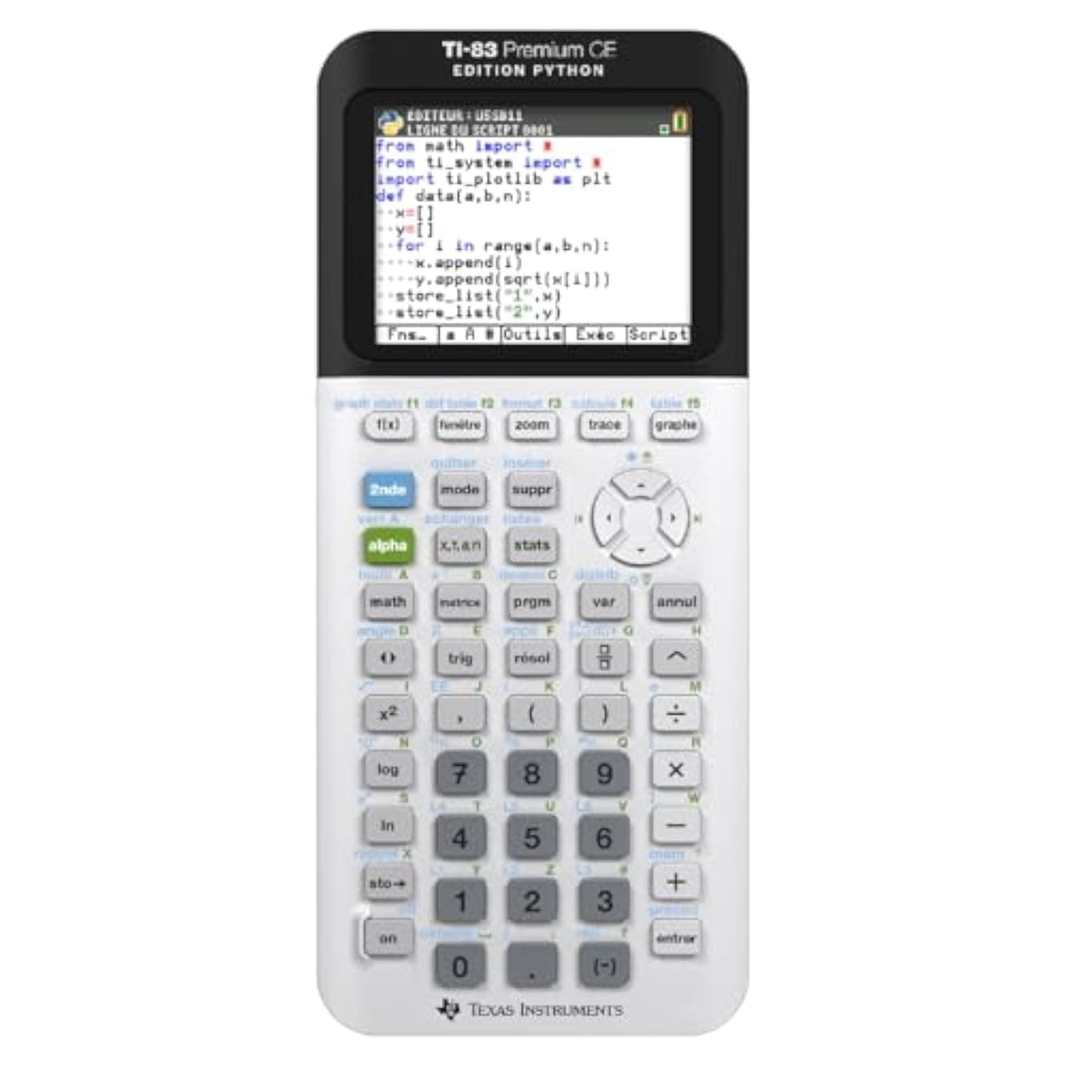TEXAS INSTRUMENTS compatible Calculatrice graphique TI-83 Premium CE