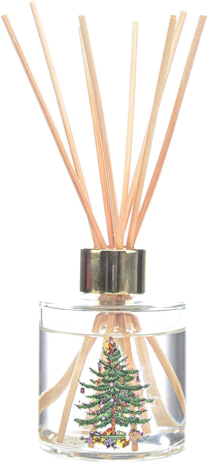 Wax LyricalSpode Christmas Tree Collection Nutcracker Reed Diffuser, 6 Inch, Spruce Needles, Cedarwood, and Mulling Spice Scents, Home Fragrance Products