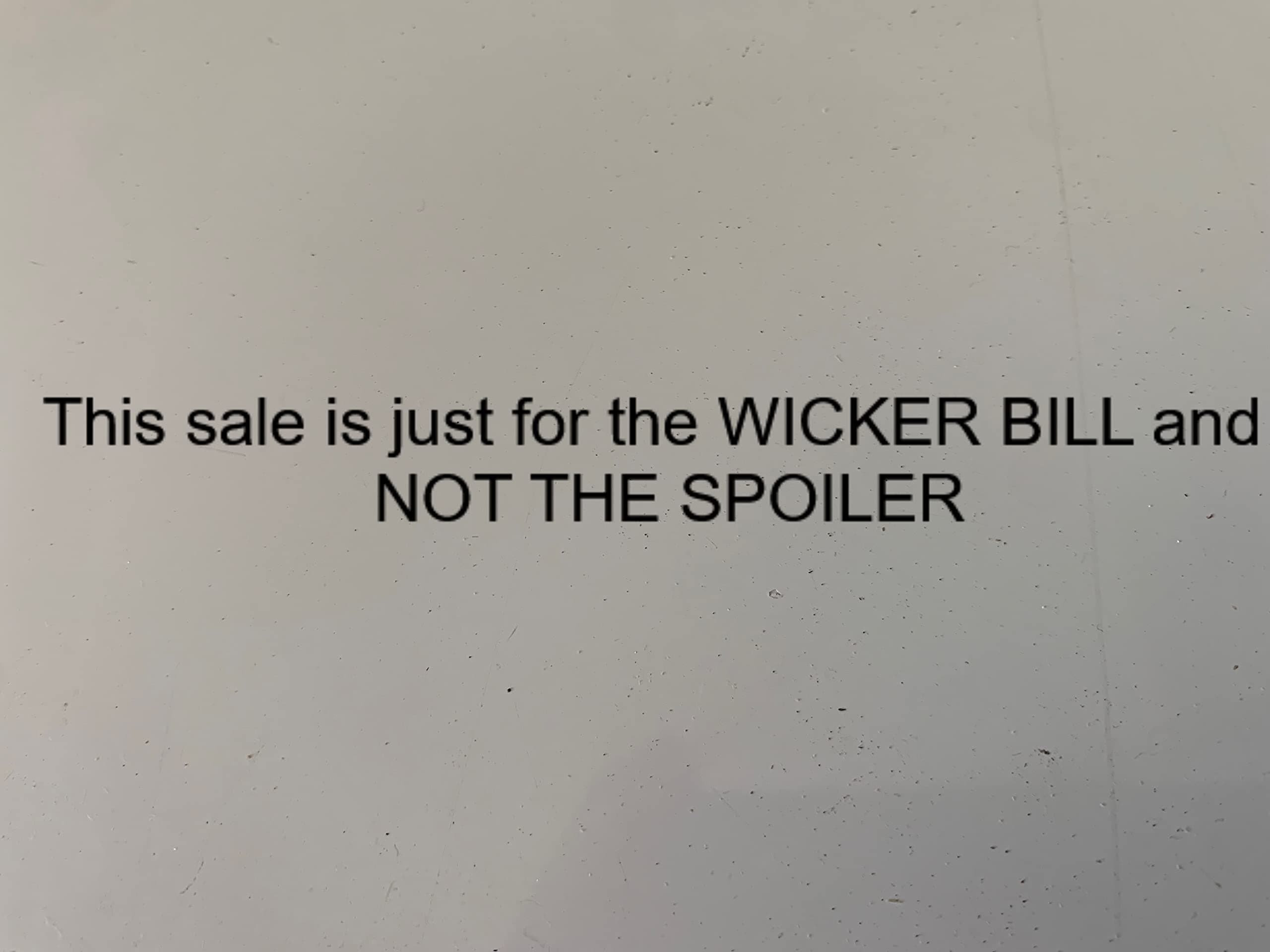Camaro 5TH GEN Hardcore Short Wicker Bill 2010-13 Made in USA!