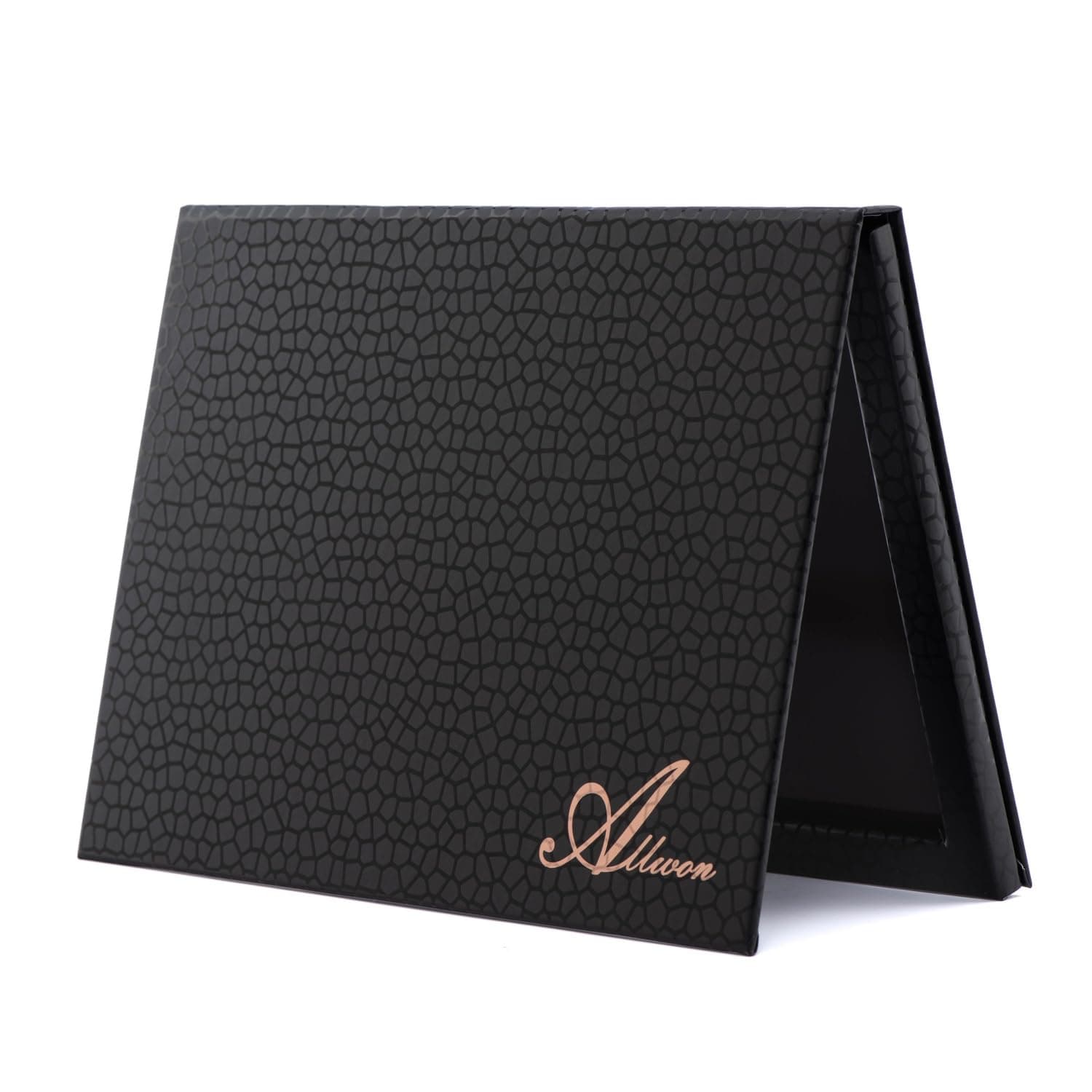 Allwon Magnetic Palette Empty Makeup Palette with Mirror for Eyeshadow Lipstick Blush Powder (Black)