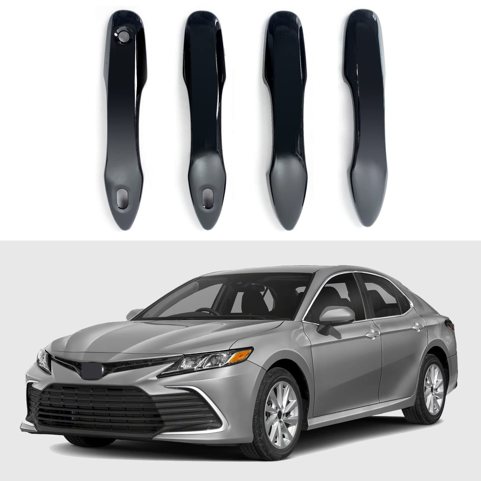 Glossy Black With 2 Smart Key Holes