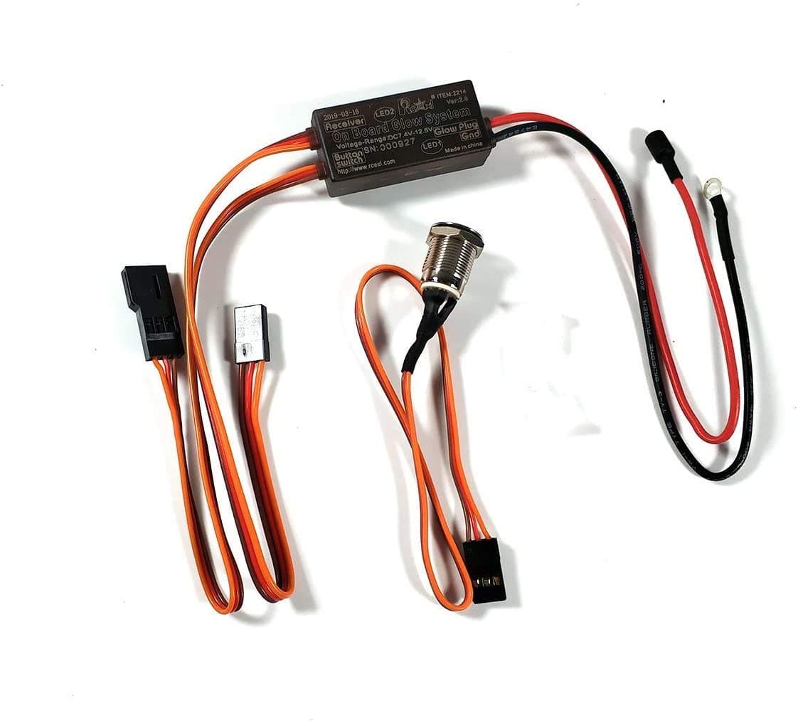 RC Plane On Board Glow System for Nitro Engine New Version w/Heat Sink and Cover