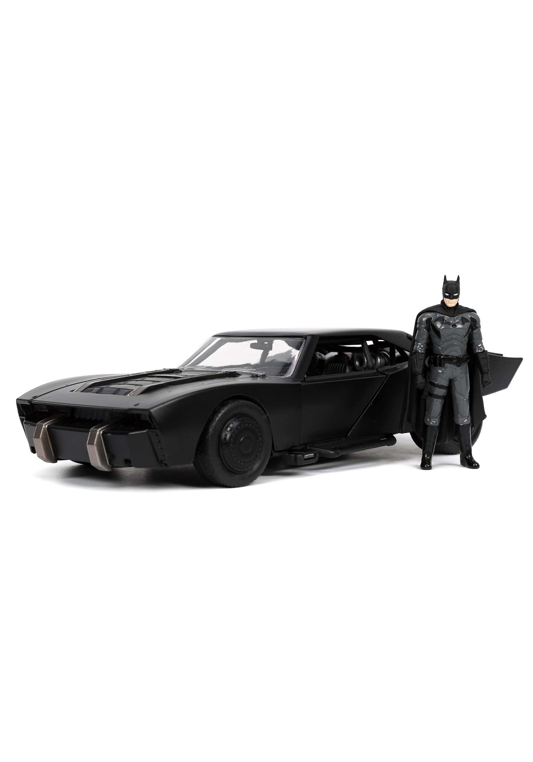 DC Comics 1:24 The Batman Batmobile Die-cast Car w/ 2.75" Batman Figure, Toys...