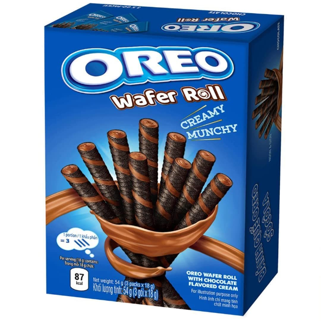 Chocolate Wafer Roll, 54 grams