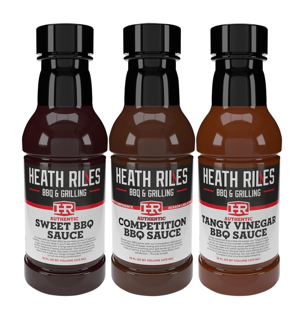 Heath Riles BBQ Sauce Trio Bundle
