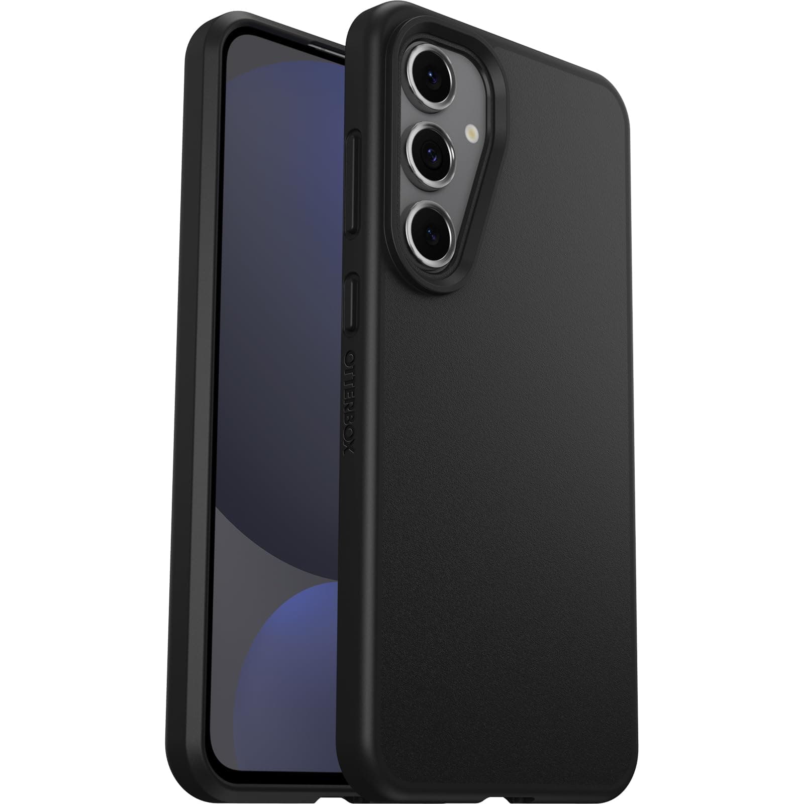 OtterBox Samsung Galaxy S24 FE React Series Case - Black, Ultra-Thin, Pocket-Friendly, Raised Edges Protect Camera & Screen, Wireless Charging Compatible (Single Unit Ships in Polybag)