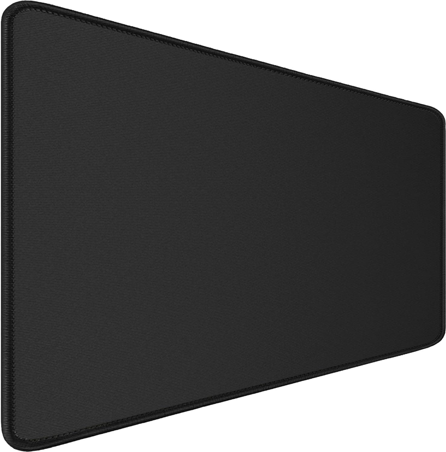Large Mouse Pad, Gaming Extended Desk Mousepad with Stitched Edges, Premium Microfiber Cloth Surface, Waterproof Non-Slip Base Keyboard Mat for Home Office Gaming, 31.5 x 11.8 in, Black