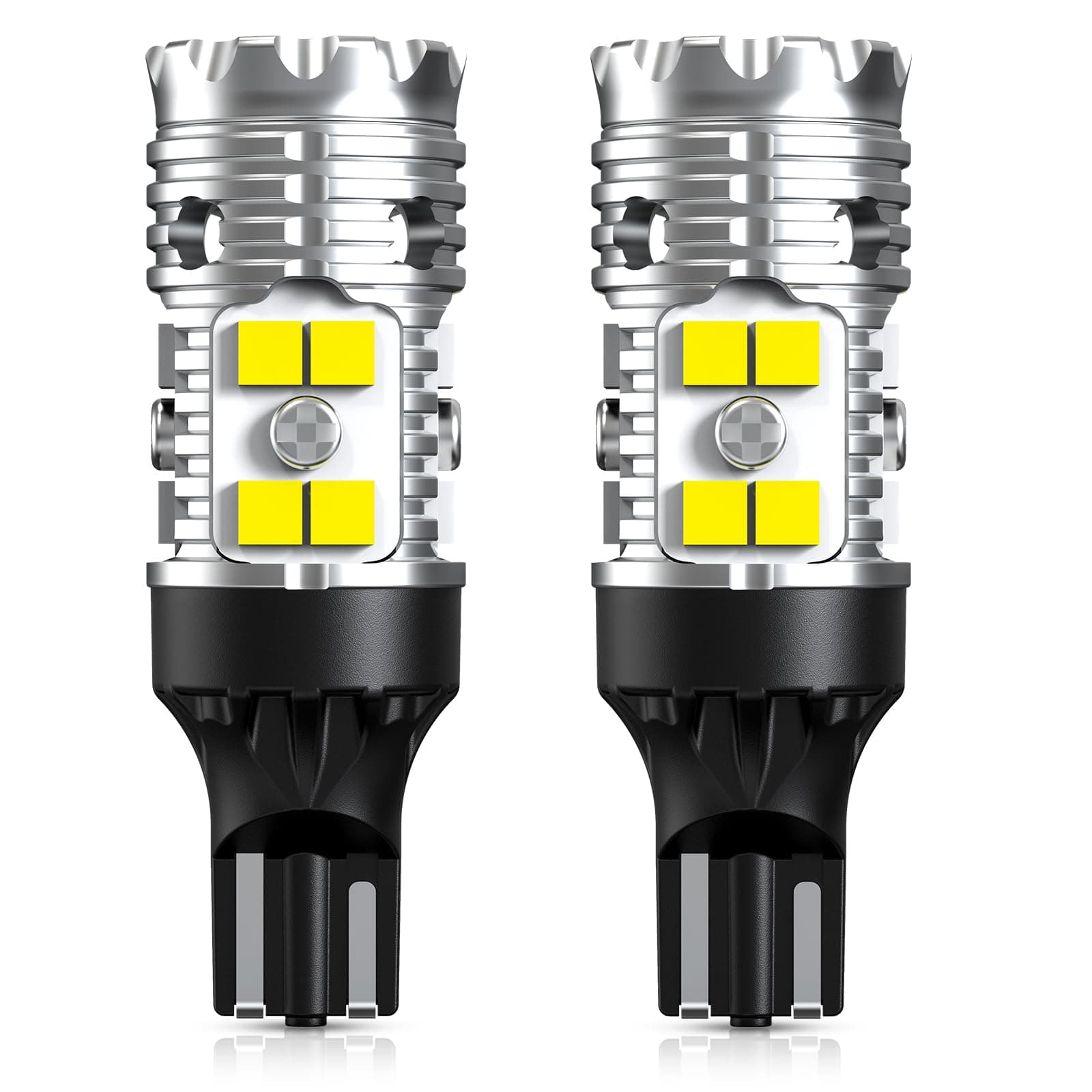 921 912 T15 CANBUS Error Free LED Reverse Back Up Light Bulb, White Light, New Upgrade Designï¼Å’2 pack