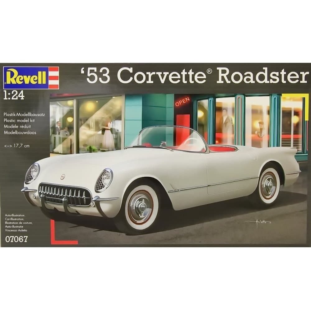 Revell 53 Corvette Roadster Car Plastic Model Kit