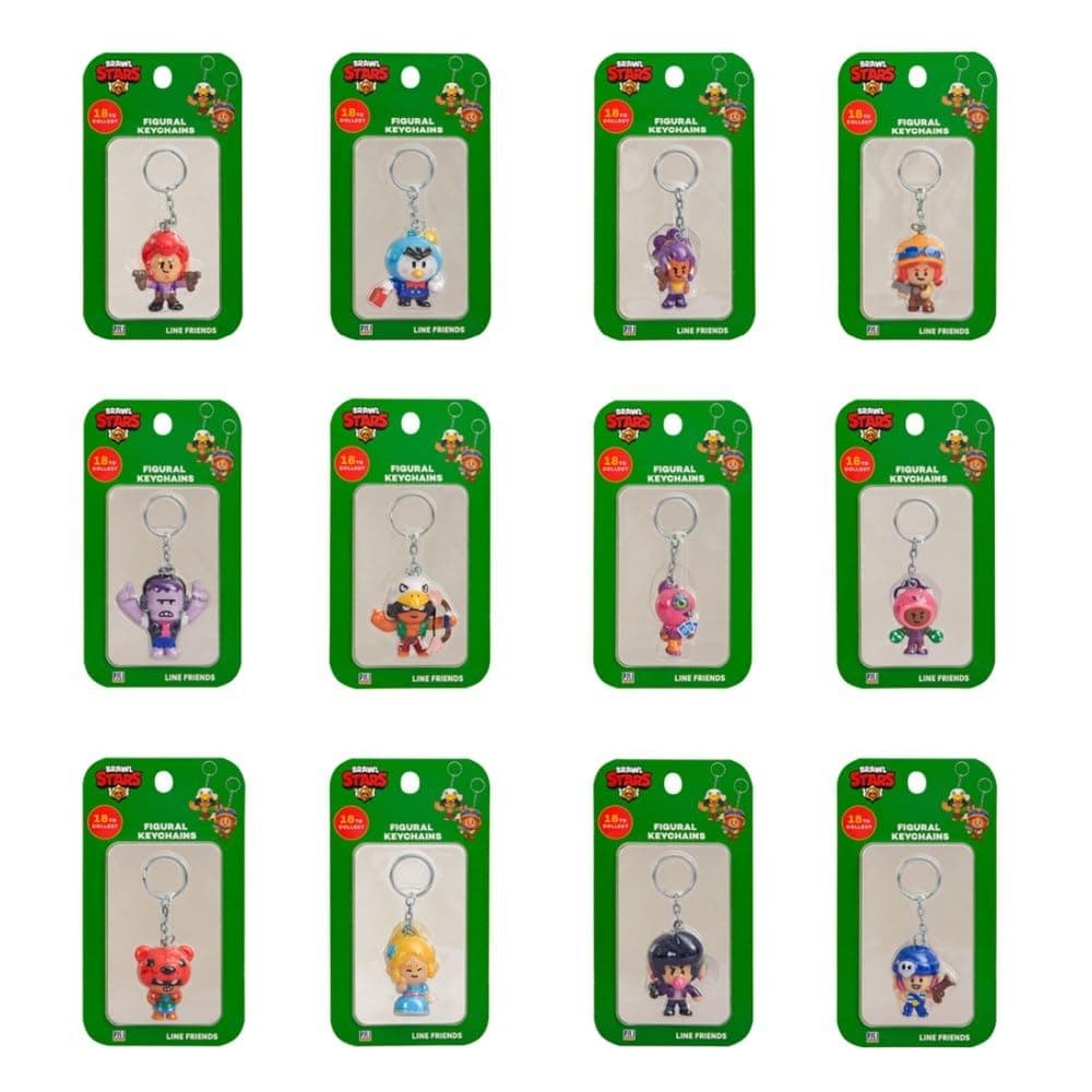 P.M.I Figural Keychains - 1 Pack (S1) (Random) (BRW8010)