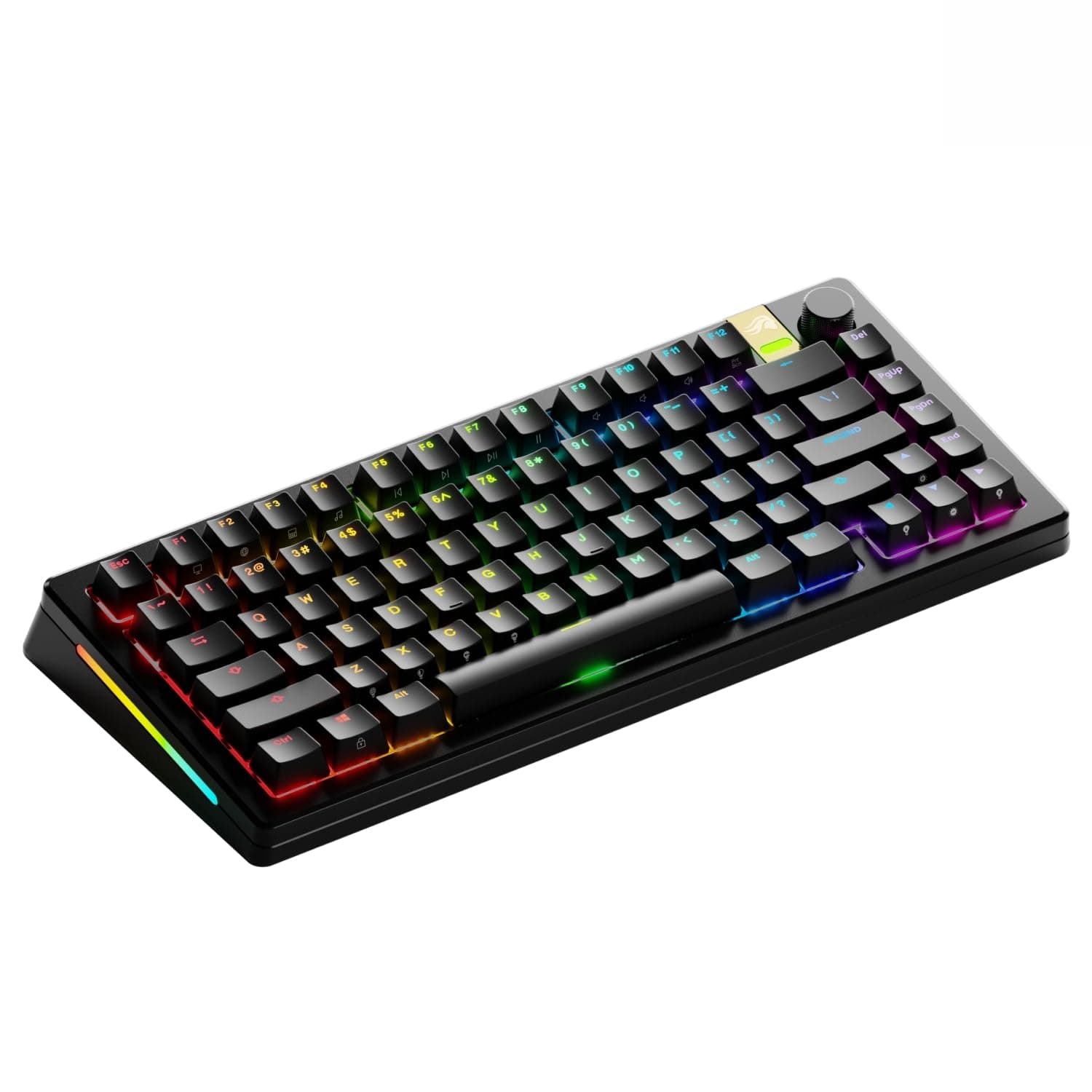 Gaming - GMMK 3 PRO HE: Wireless Gaming Keyboard Rapid Trigger, Hall Effect, Aluminum Body, 8K Polling Rate, Hotswap MX & Magnetic Switches, Adjustable Actuation, ANSI 75% Tenkeyless (Black)