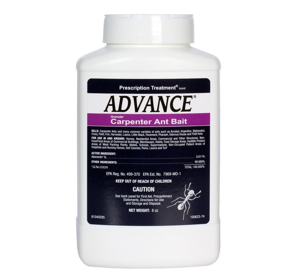 BASF Advance Carpenter Ant Bait Granules, Ready to Use Indoor or Outdoor, Attracts, Kills and Controls Ants, 8 oz