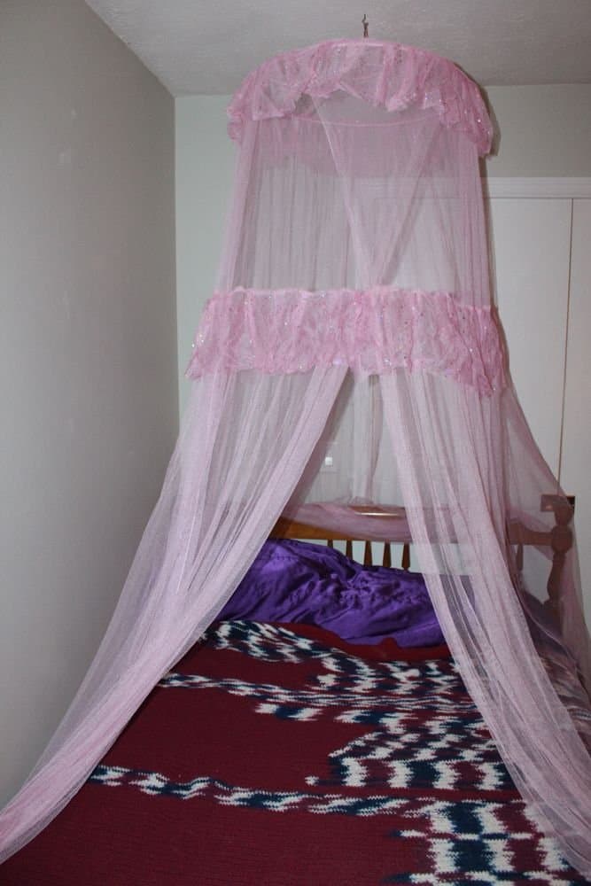 Princess Bling Ruffle Princess Pink Canopy By Sid