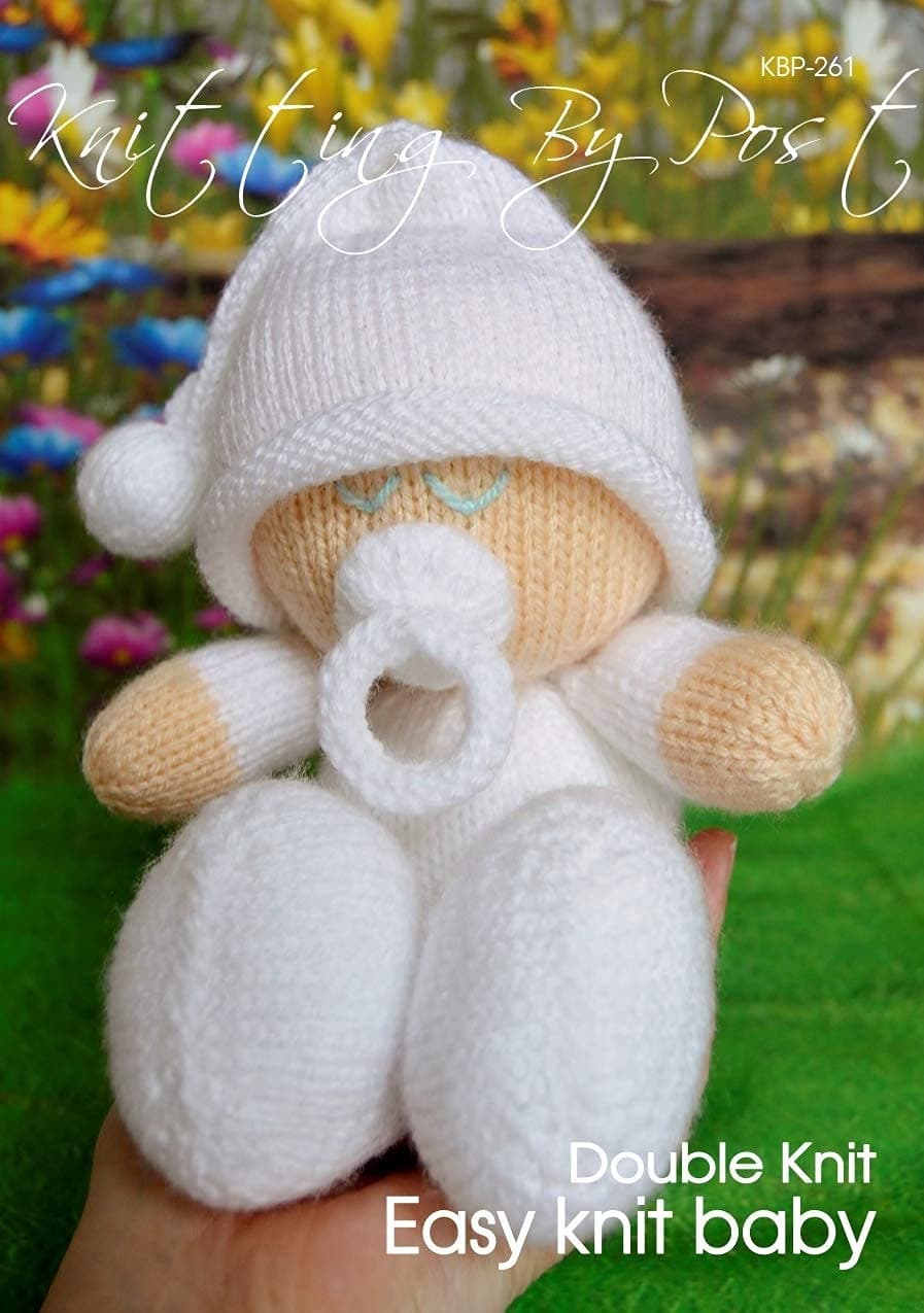 Knitting Pattern A5 Leaflet Easy Knit Baby from Knitting by Post.
