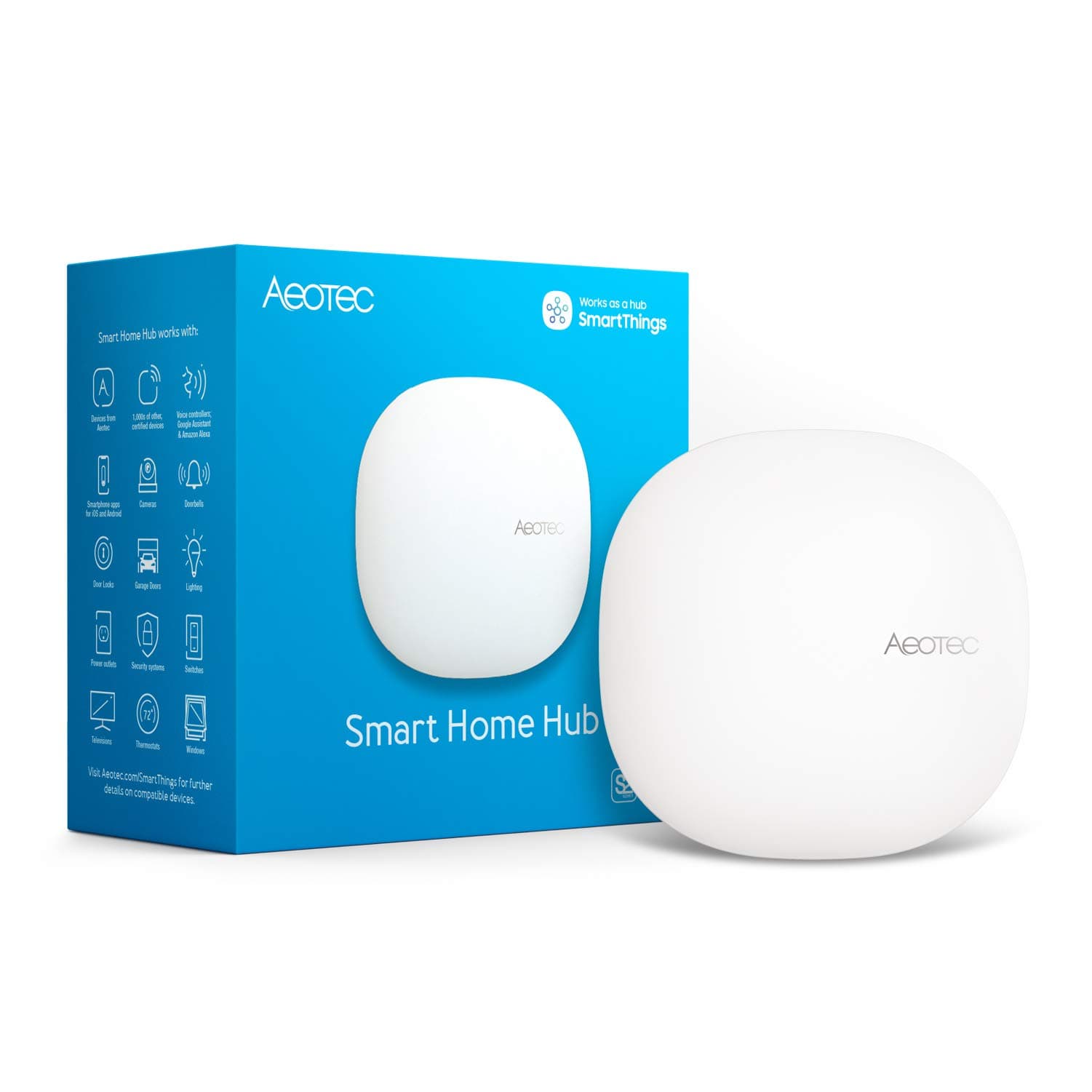 Smart Home Hub, Works as a SmartThings Hub, Z-Wave, Zigbee, Matter Gateway, Compatible with Alexa, Google Assistant, WiFi